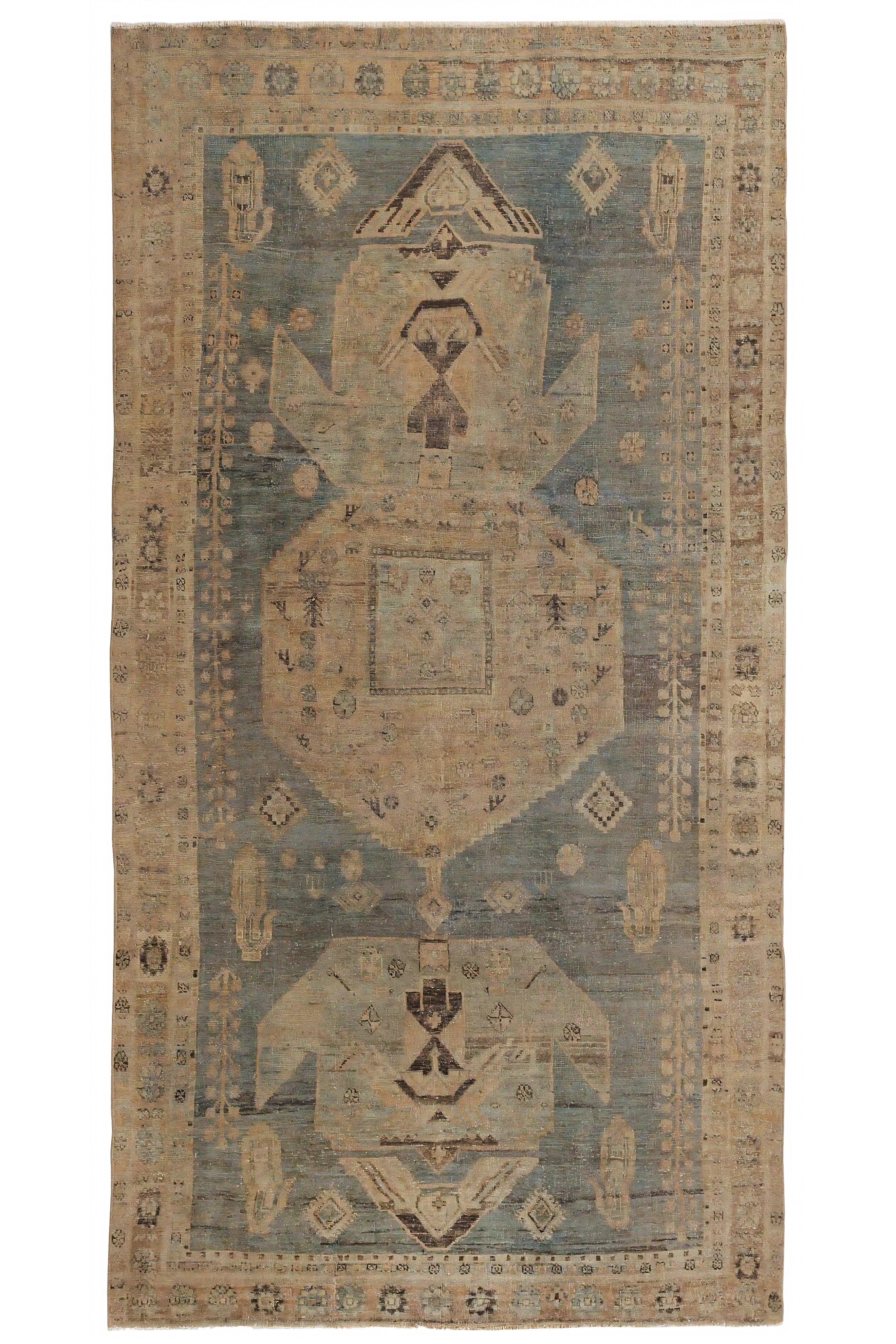 Antique Persian Bijar Traditional Rug 96862