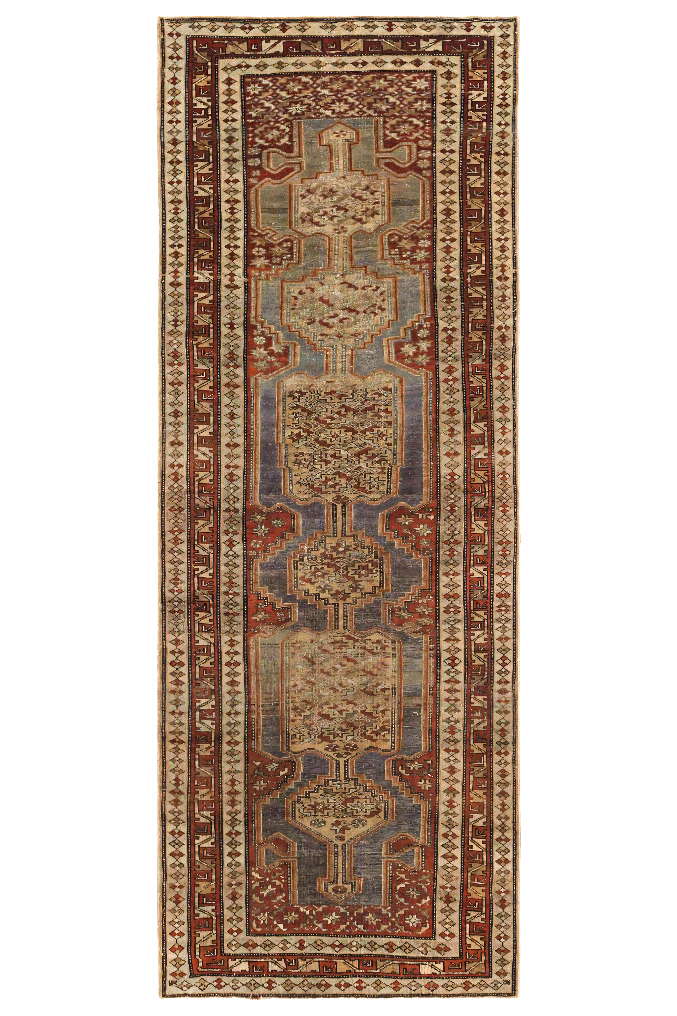 Antique Persian Malayer Traditional Rug 96863