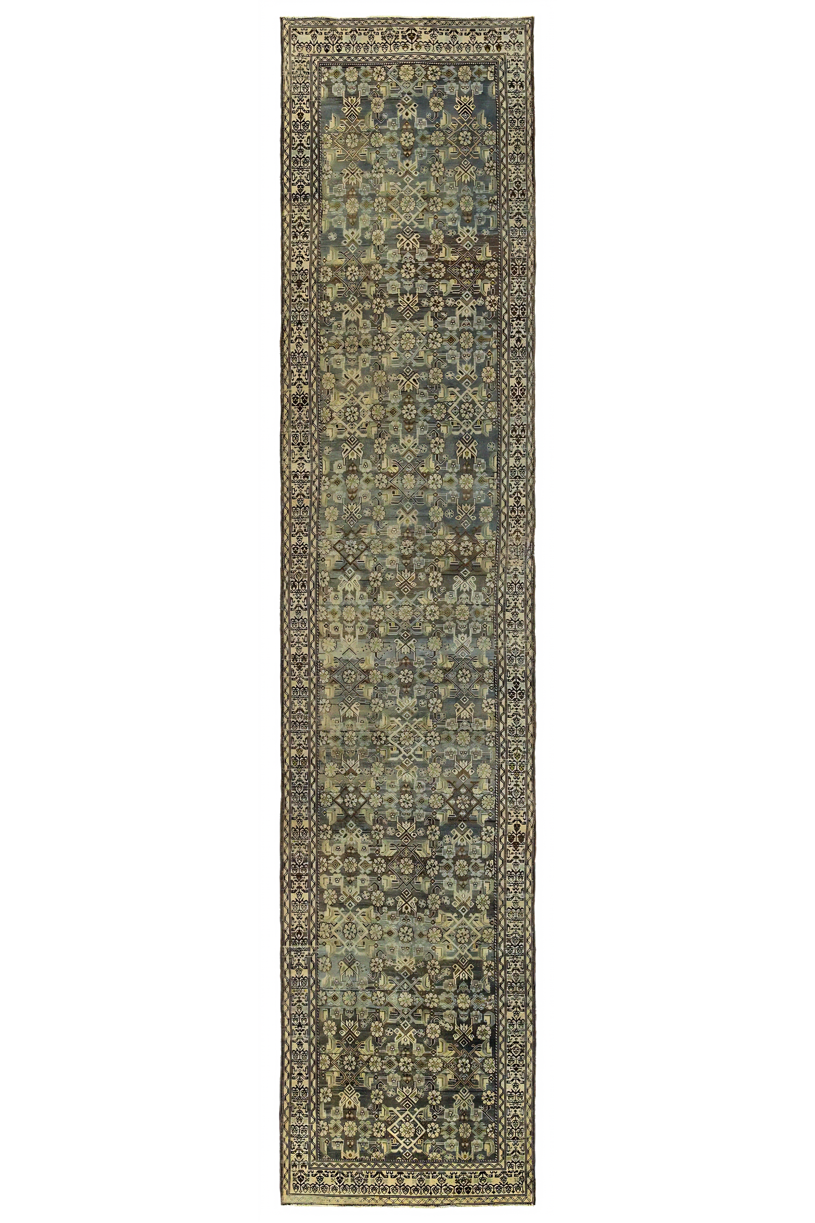 Antique Persian Malayer Traditional Rug 96868