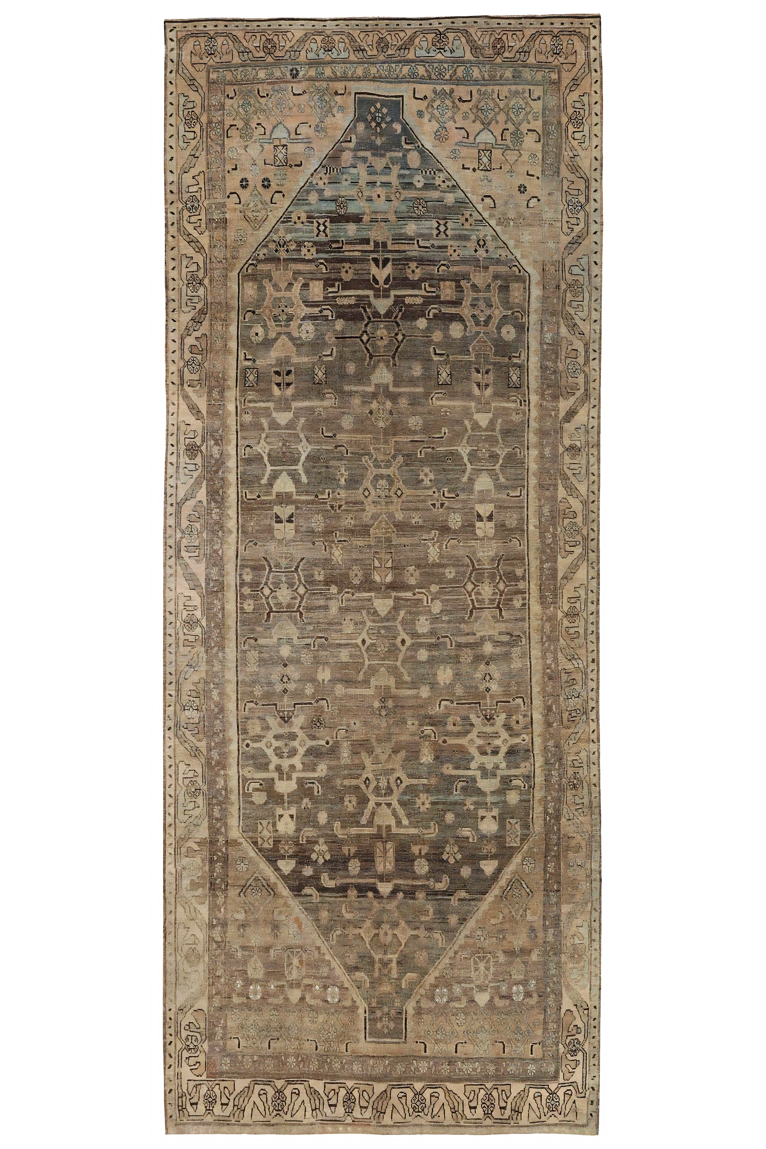 Antique Persian Bijar Traditional Rug 96869