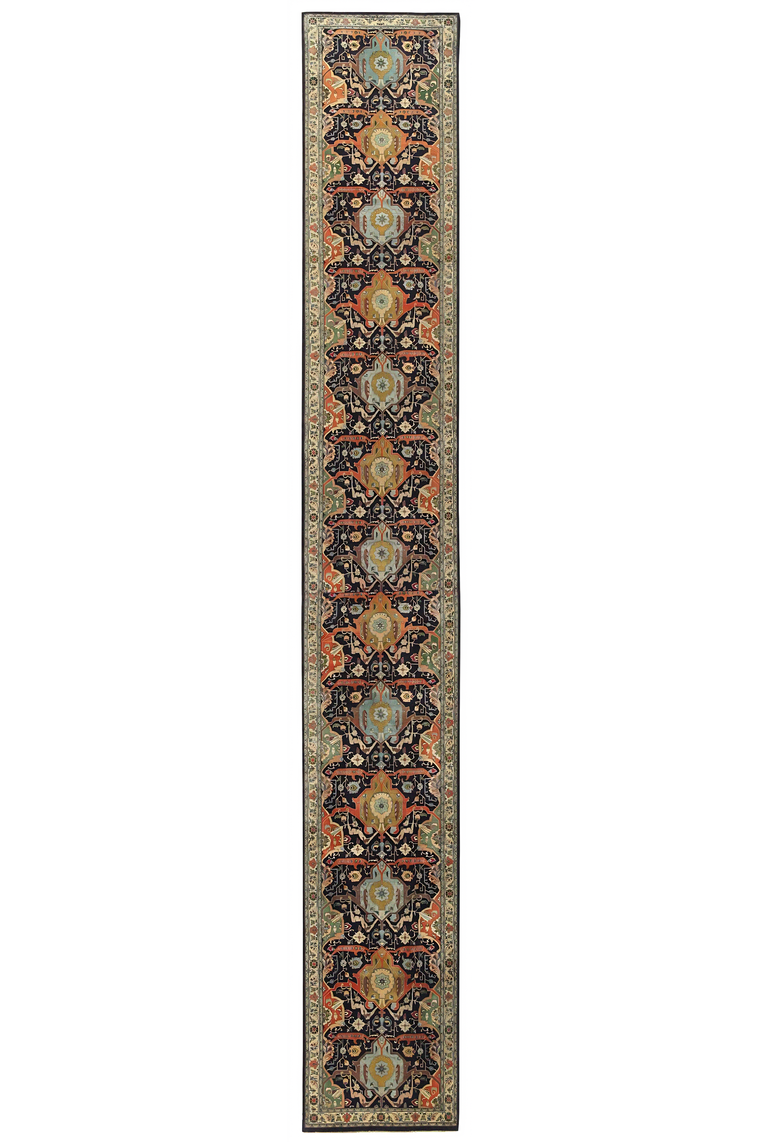 Antique Persian Tabriz Traditional Rug 96881