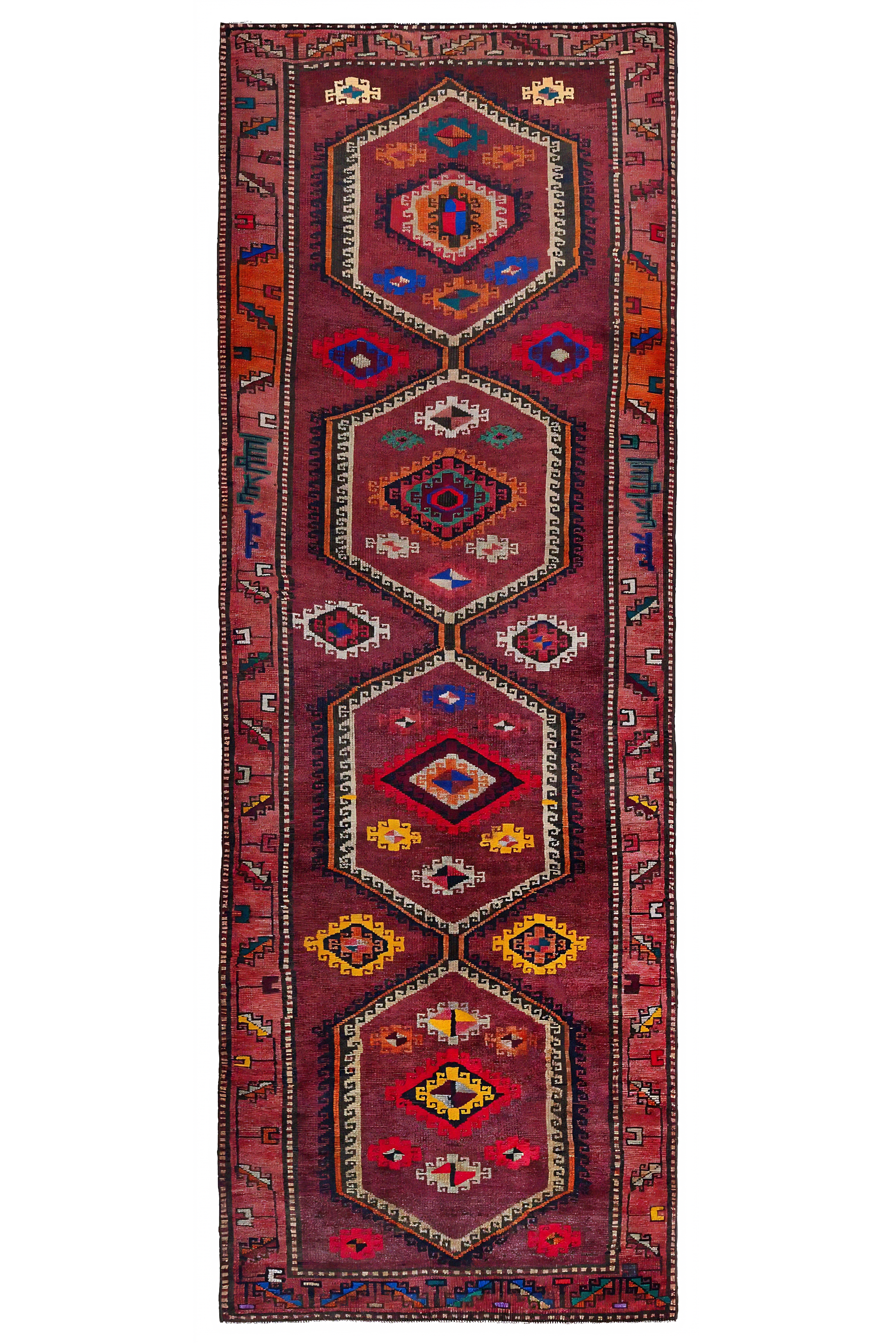 Antique Persian Azarbaijan Traditional Rug 96903