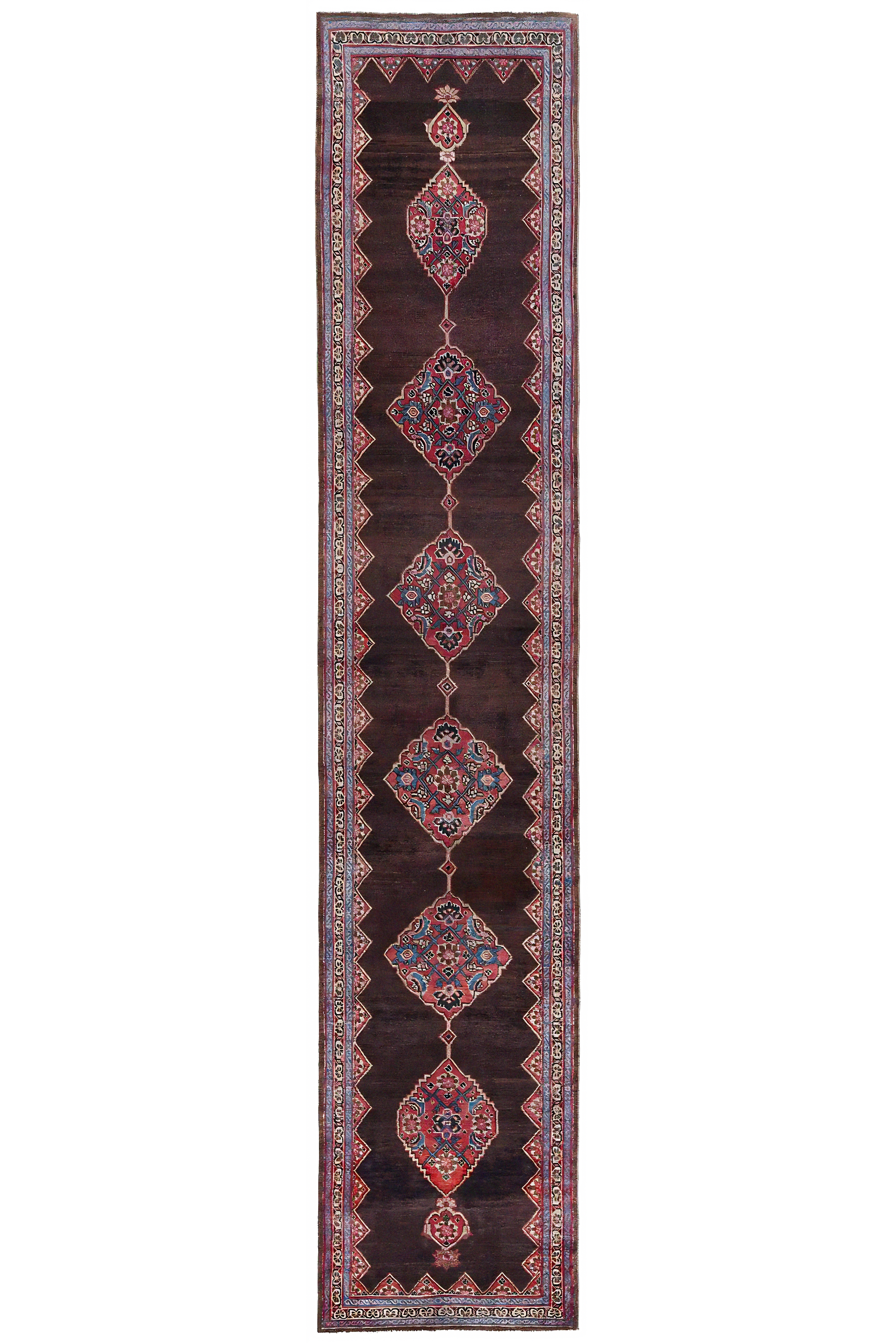 Antique Persian Mahal Traditional Rug 96904