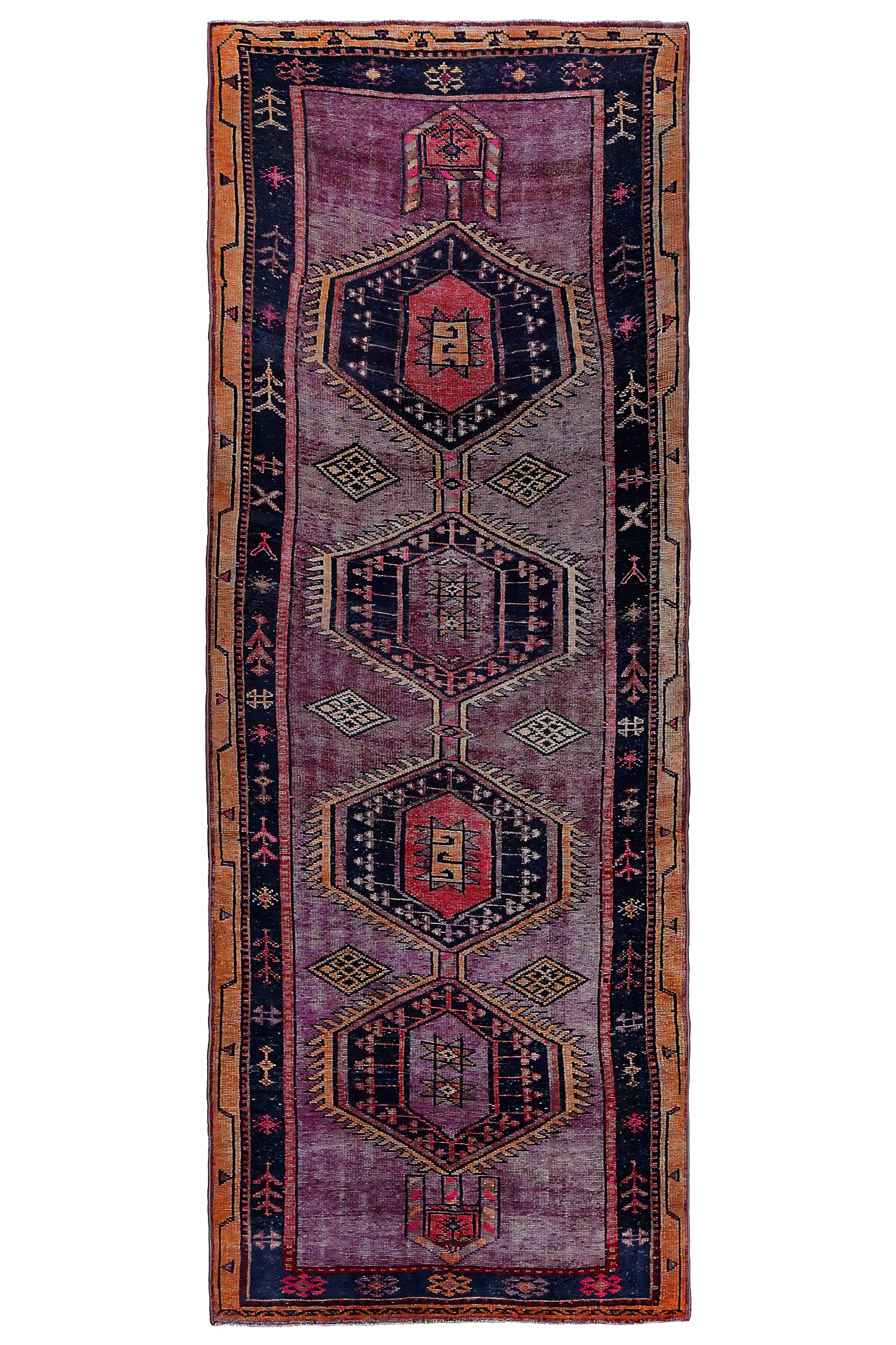 Antique Persian Azarbaijan Traditional Rug 96905