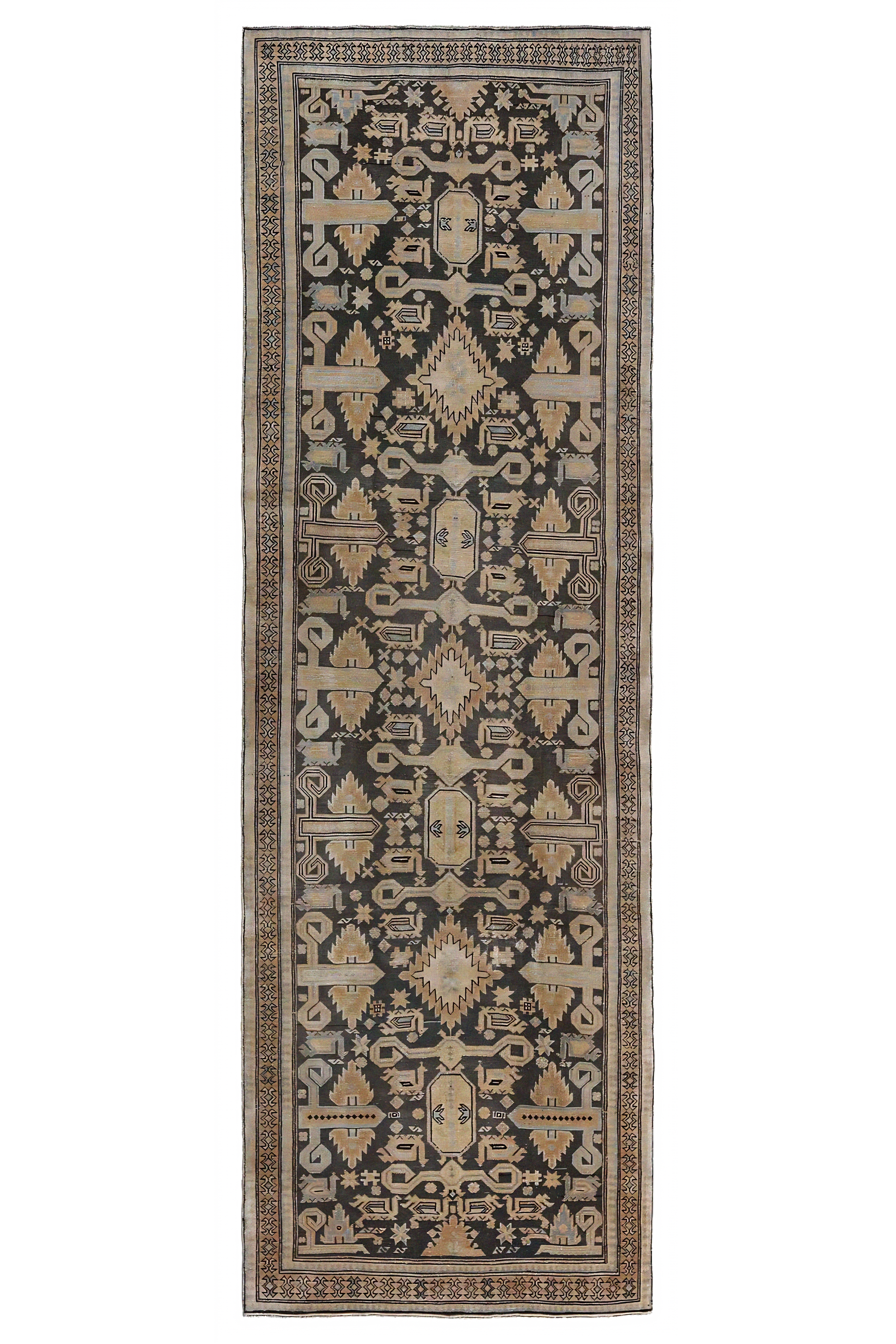 Antique Persian Azarbaijan Traditional Rug 96909