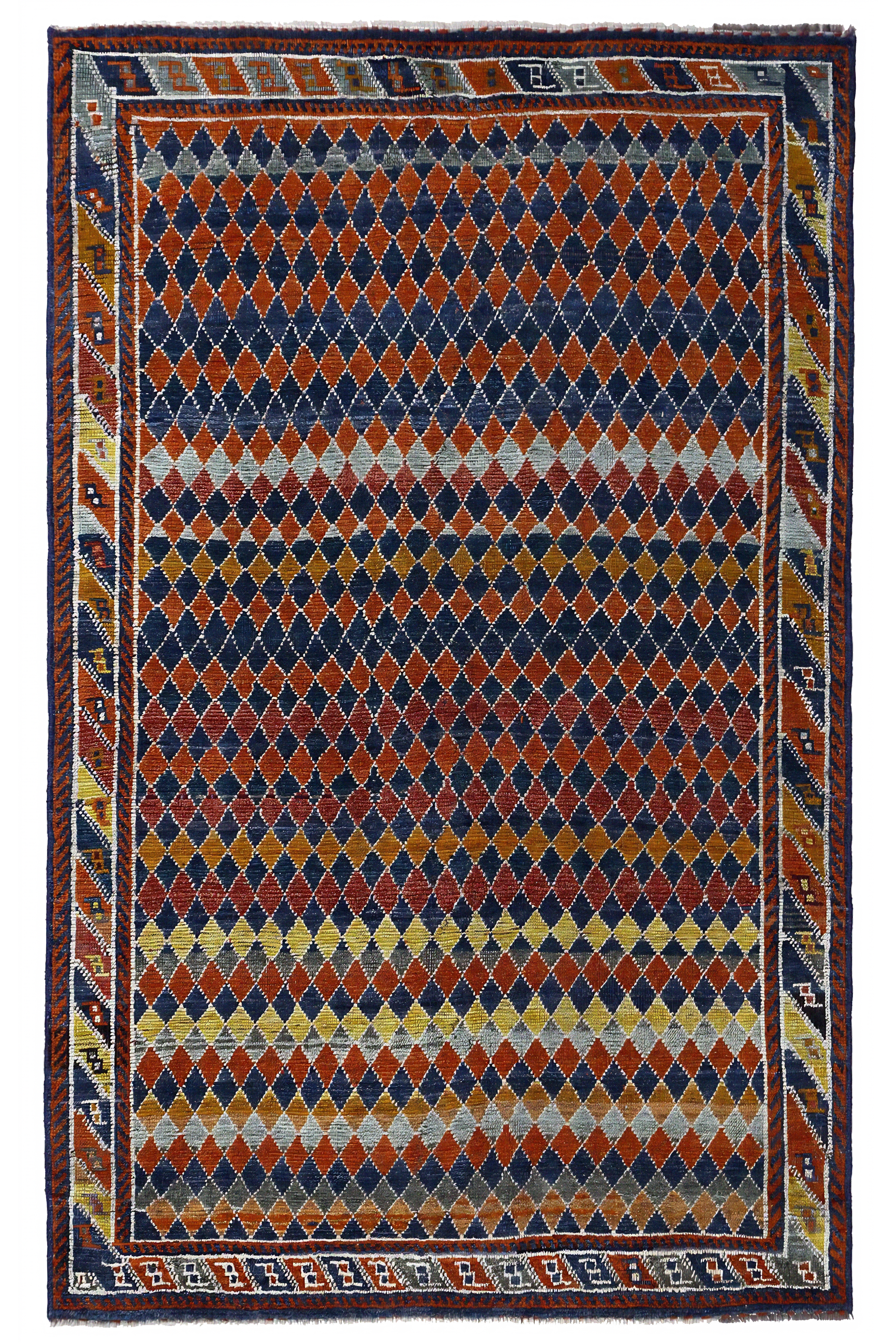 Antique Persian Gabbeh Transitional Rug 96910