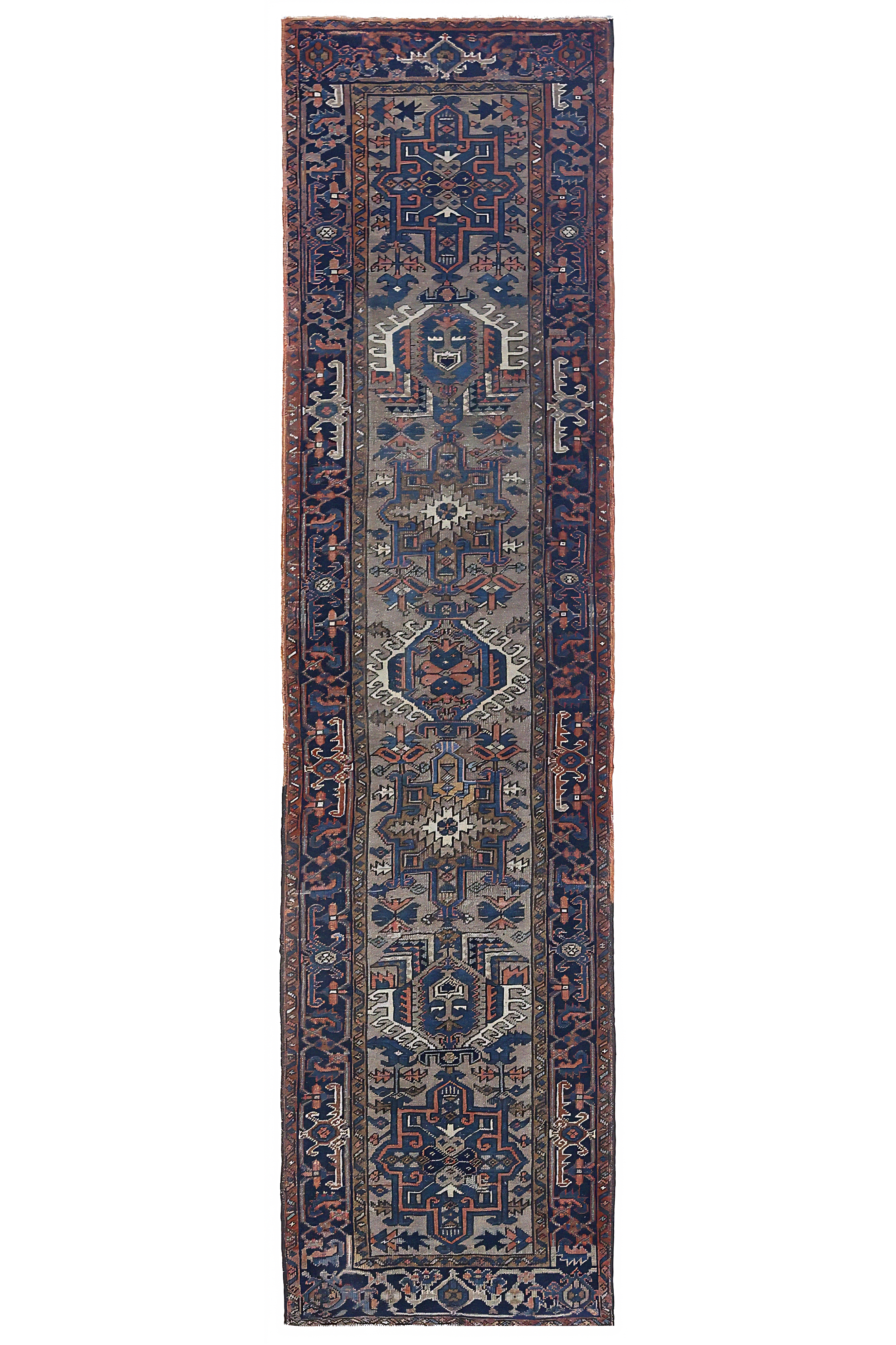 Antique Persian Heriz Traditional Rug 96911