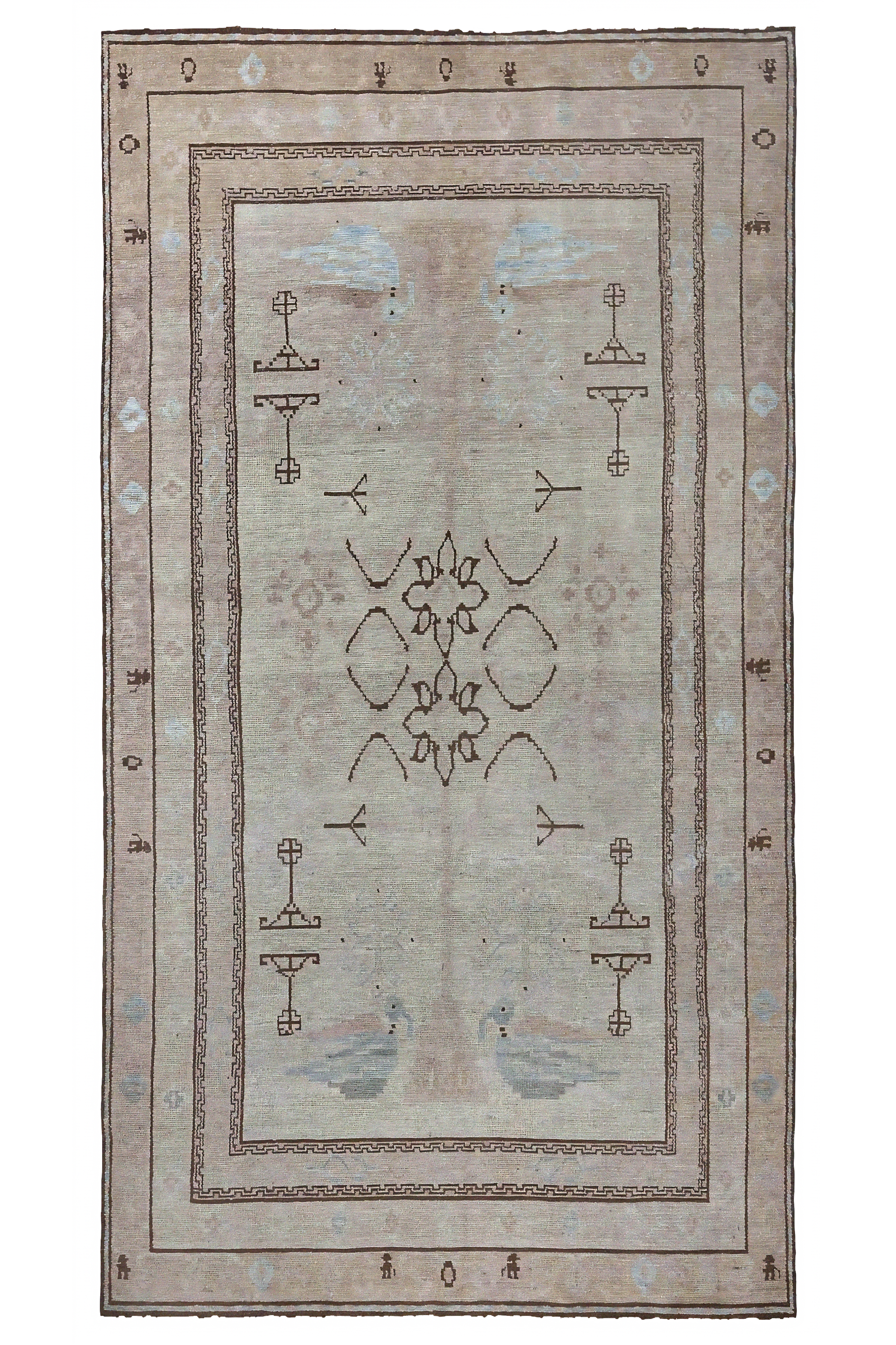 Antique Persian Malayer Transitional Rug 96913