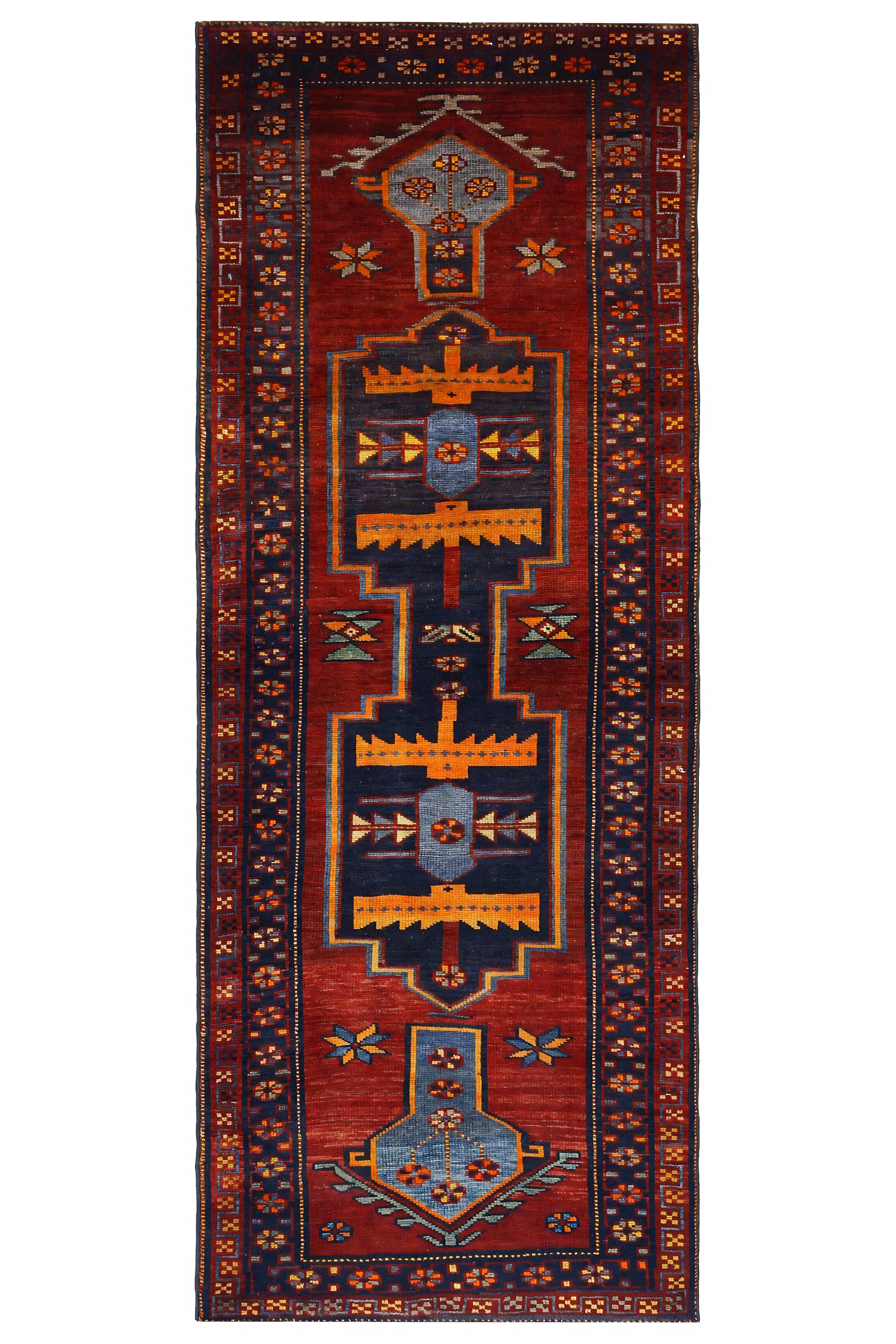Antique Persian Azarbaijan Traditional Rug 96916