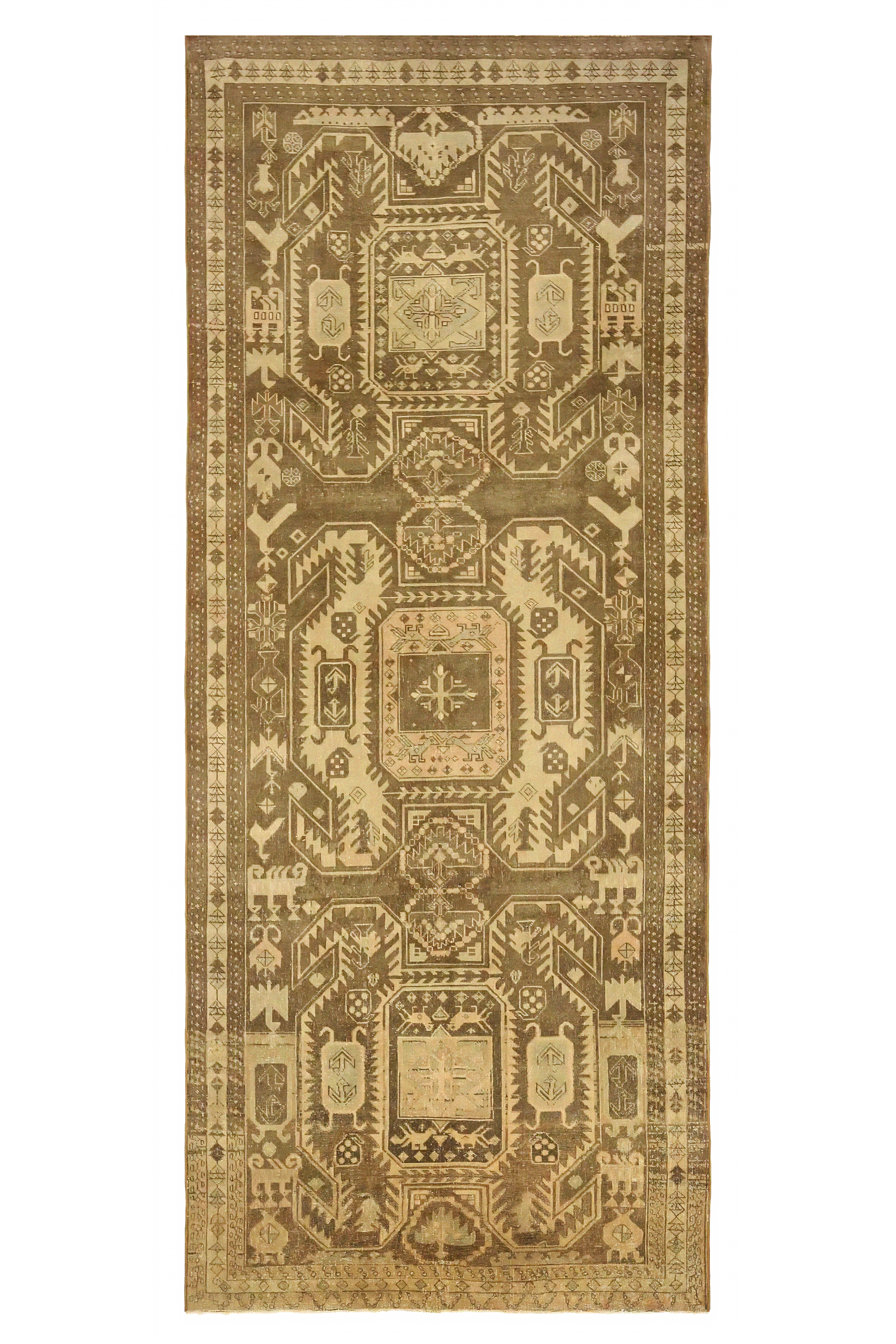 Antique Persian Azarbaijan Traditional Rug 96919