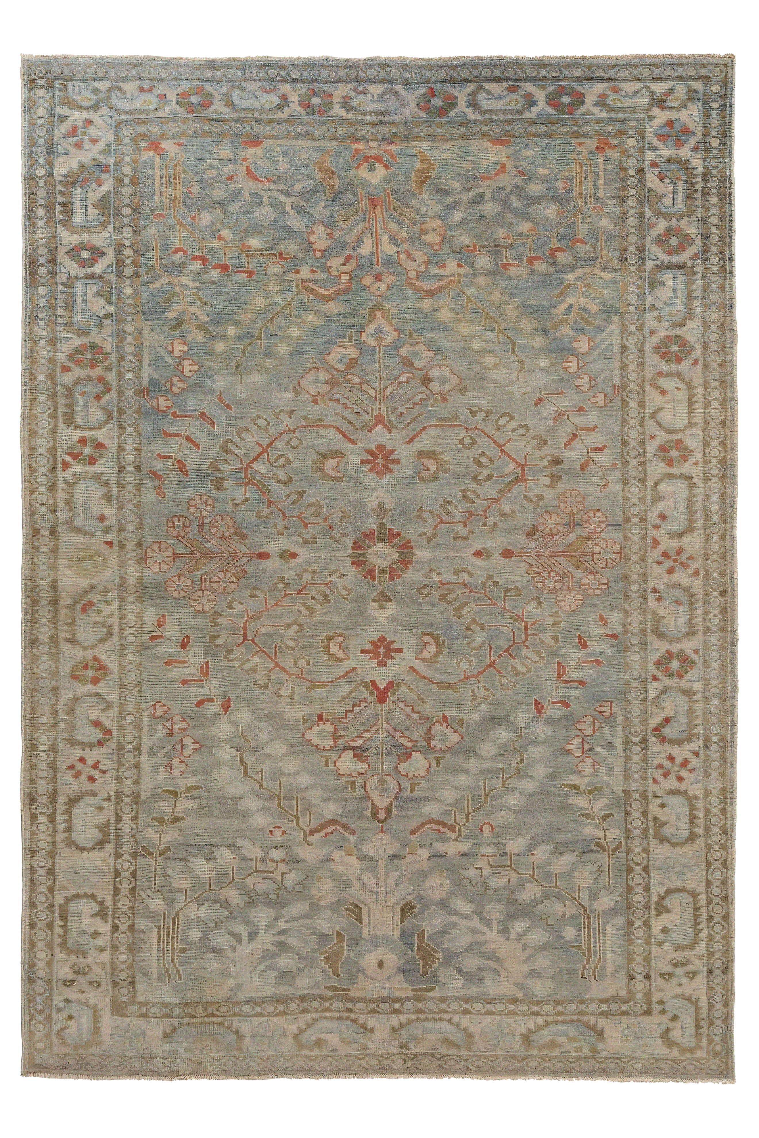 Antique Persian Malayer Traditional Rug 96921