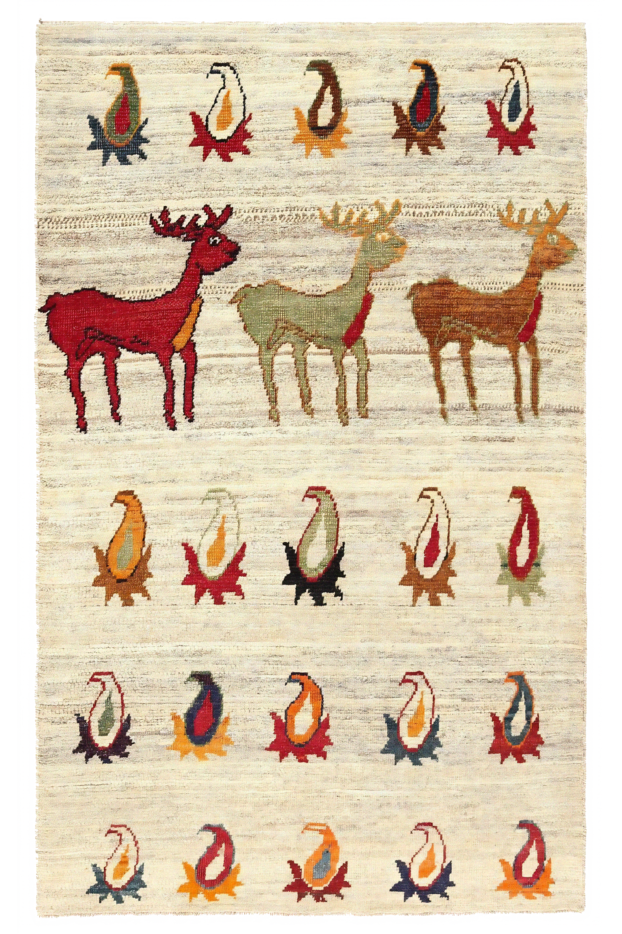 Antique Persian Shiraz Tribal Rug 96933