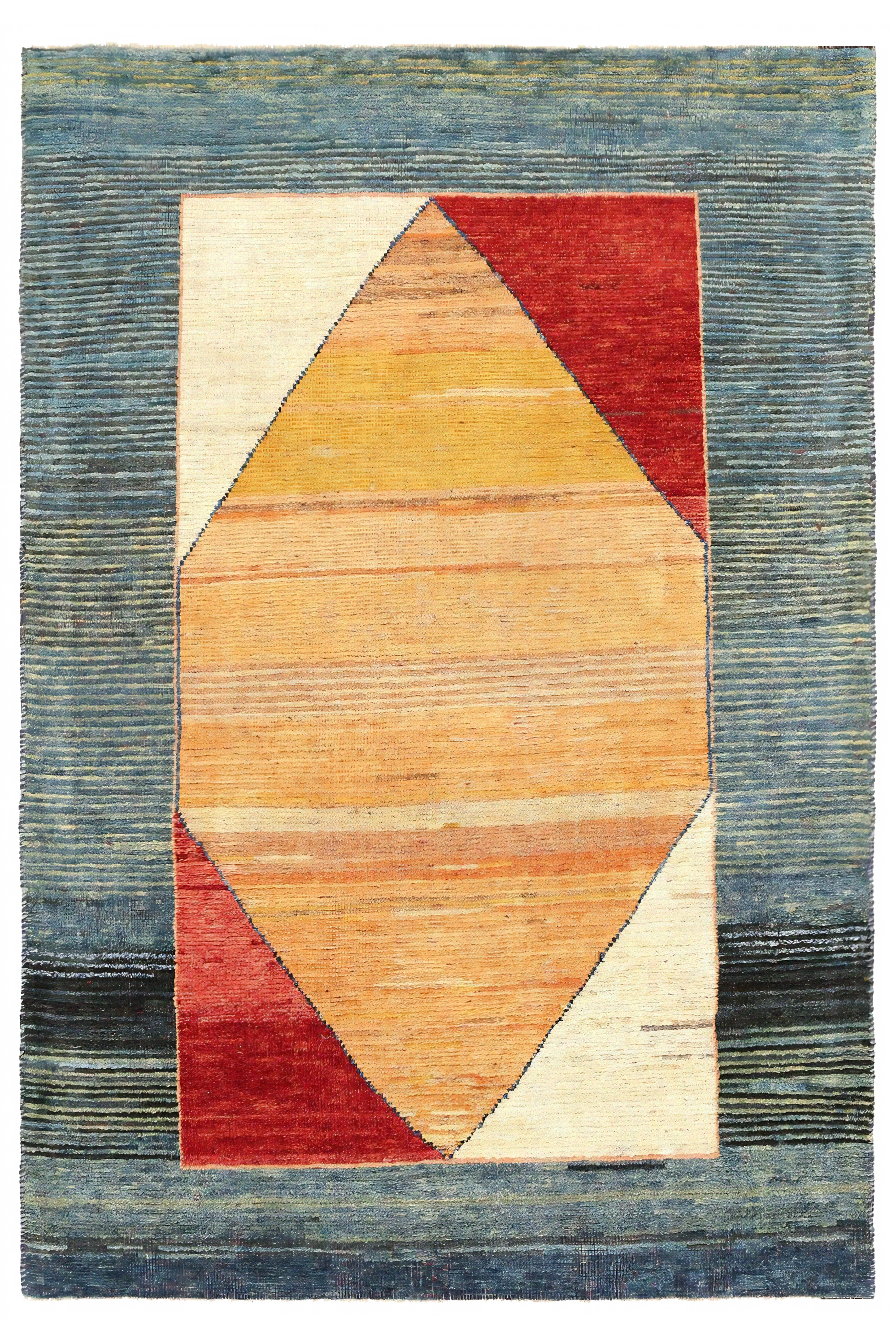 Antique Persian Shiraz Transitional Rug 96935