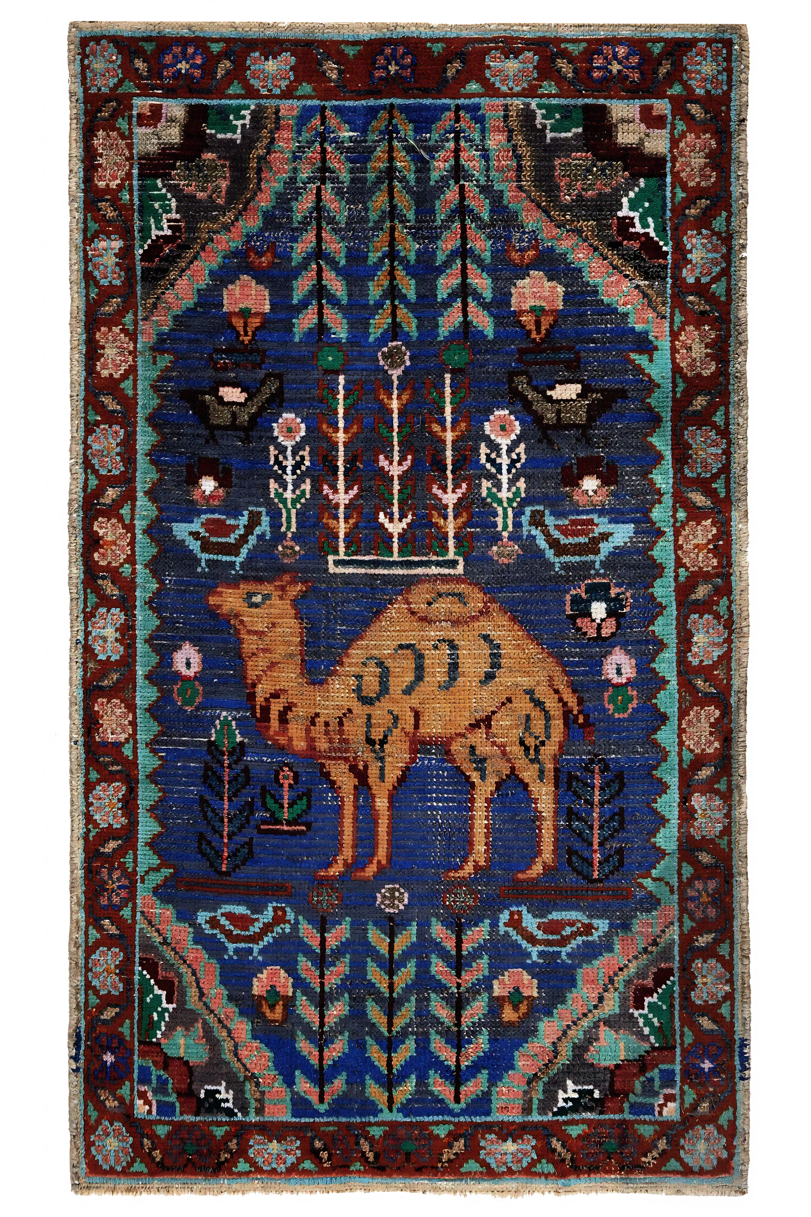 Antique Persian Mahal Traditional Rug 96949