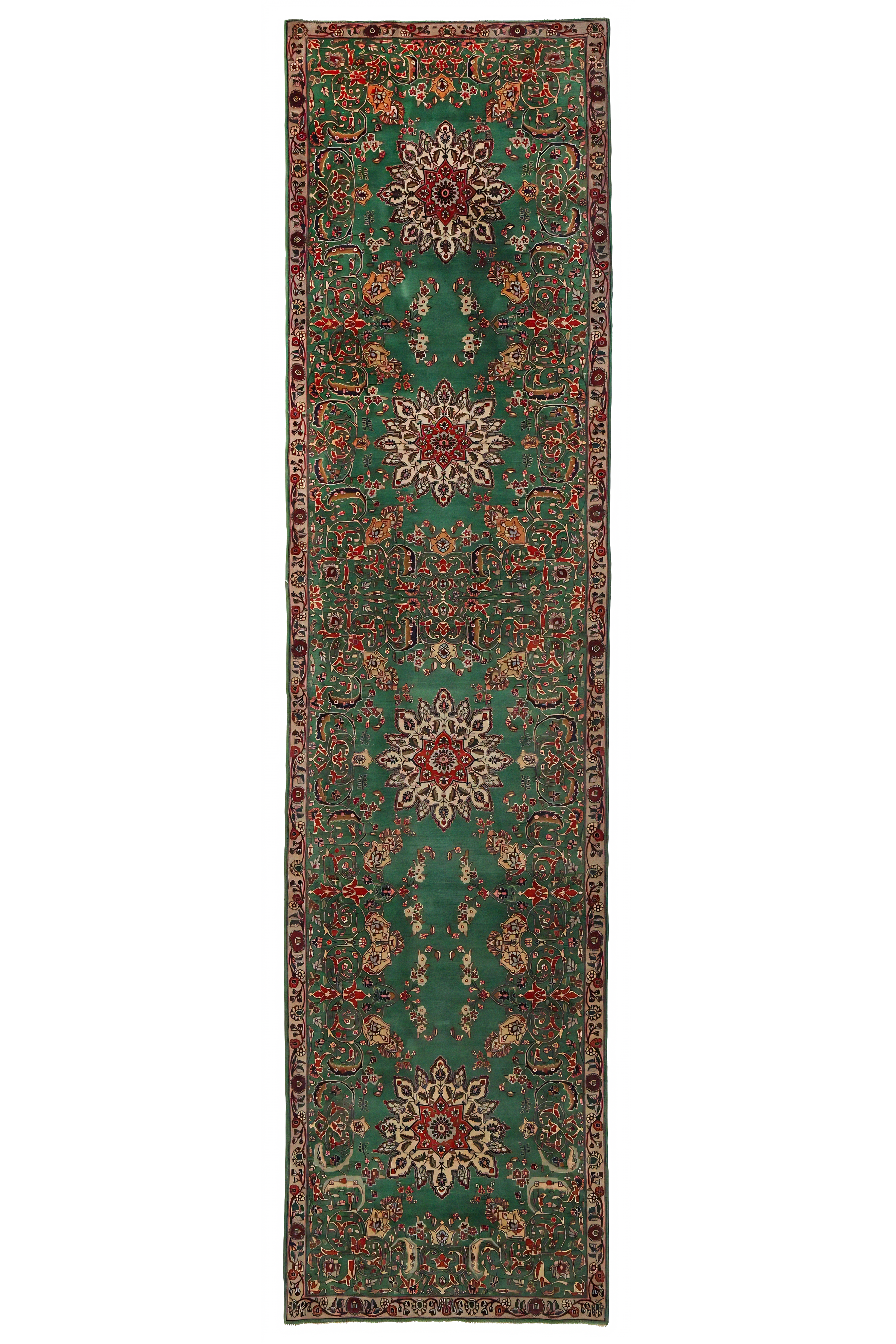 Antique Persian Tabriz Traditional Rug 96955