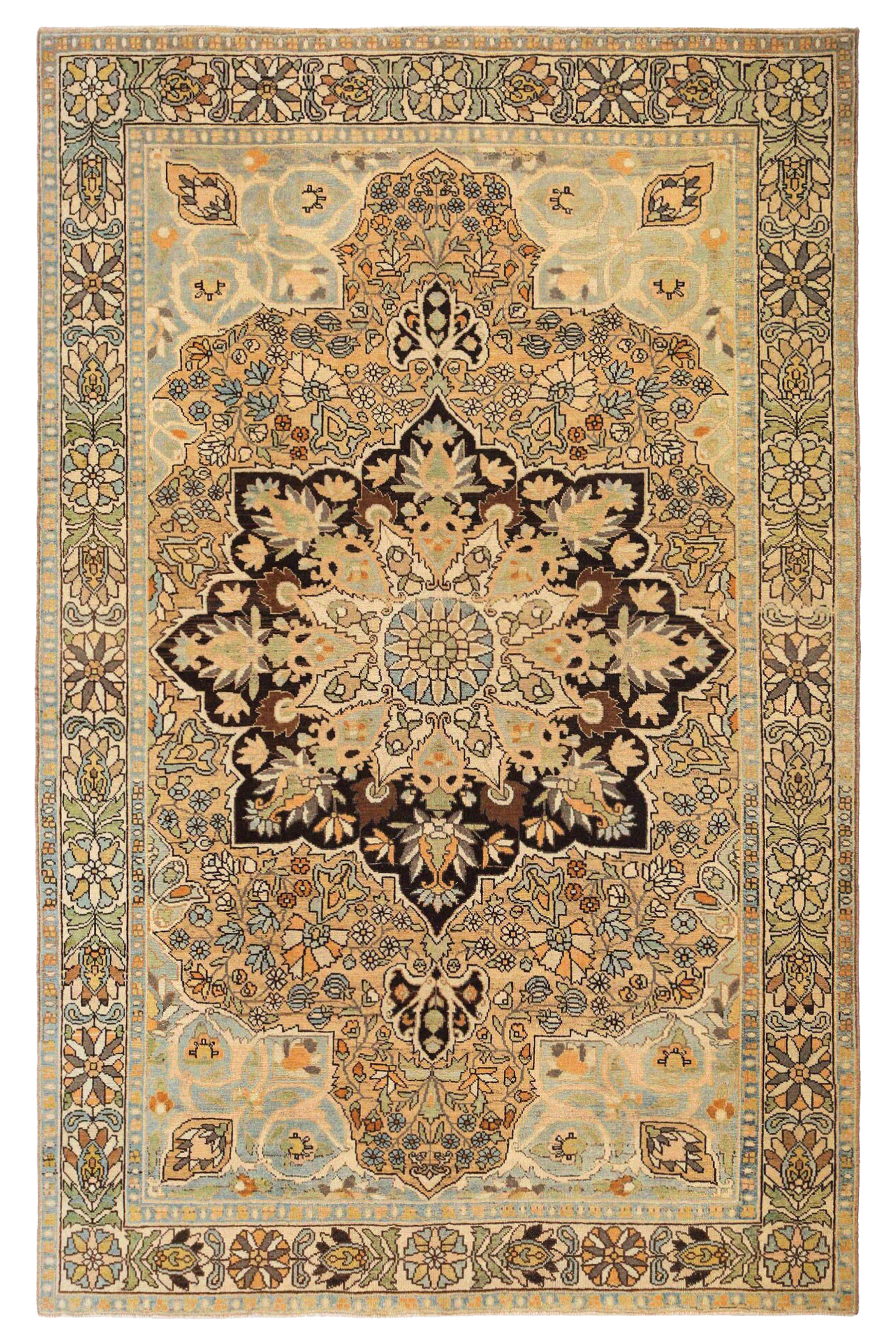 Antique Persian Bakhtiar Traditional Rug 96961