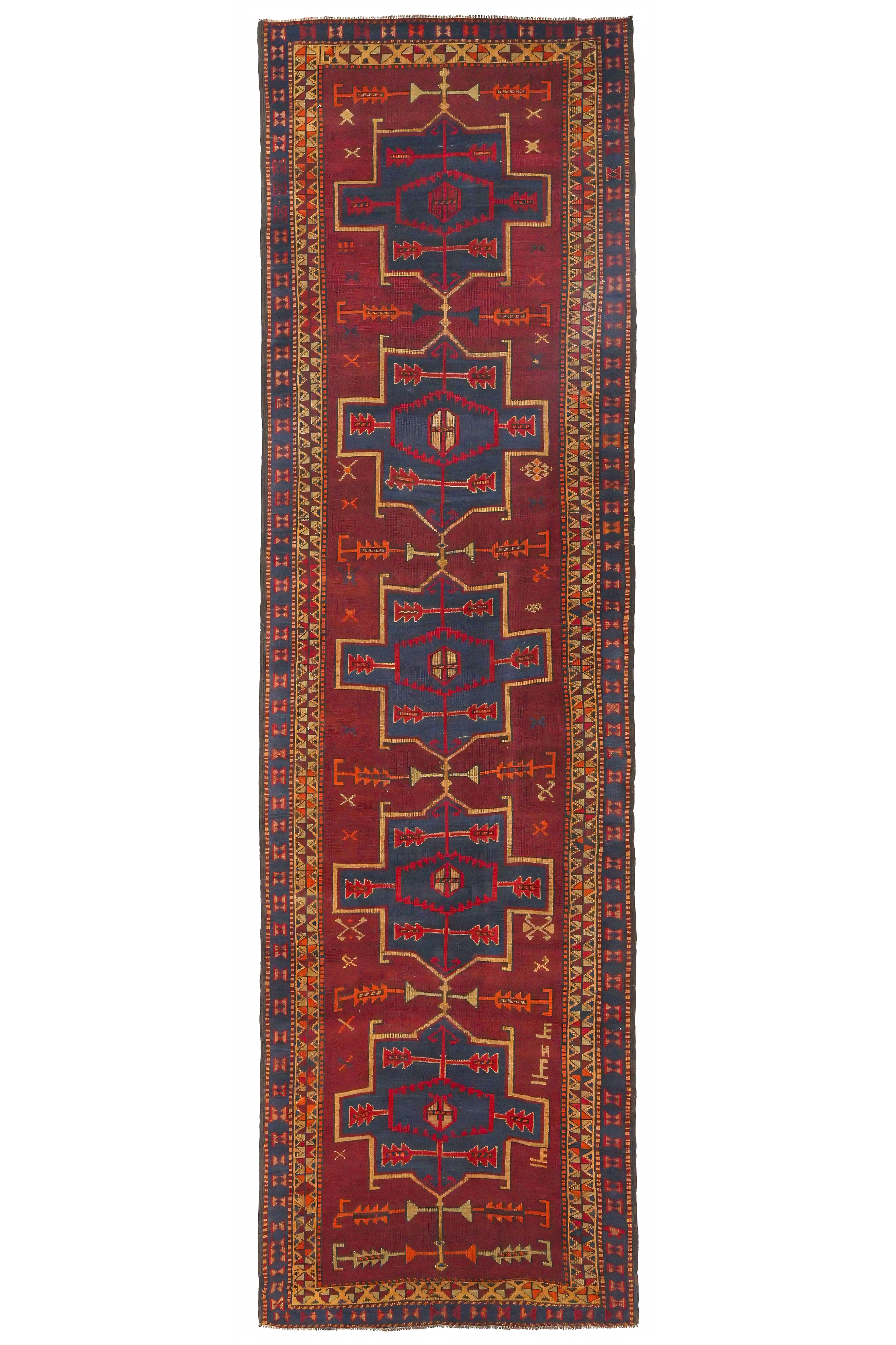 Antique Persian Azarbaijan Traditional Rug 96964