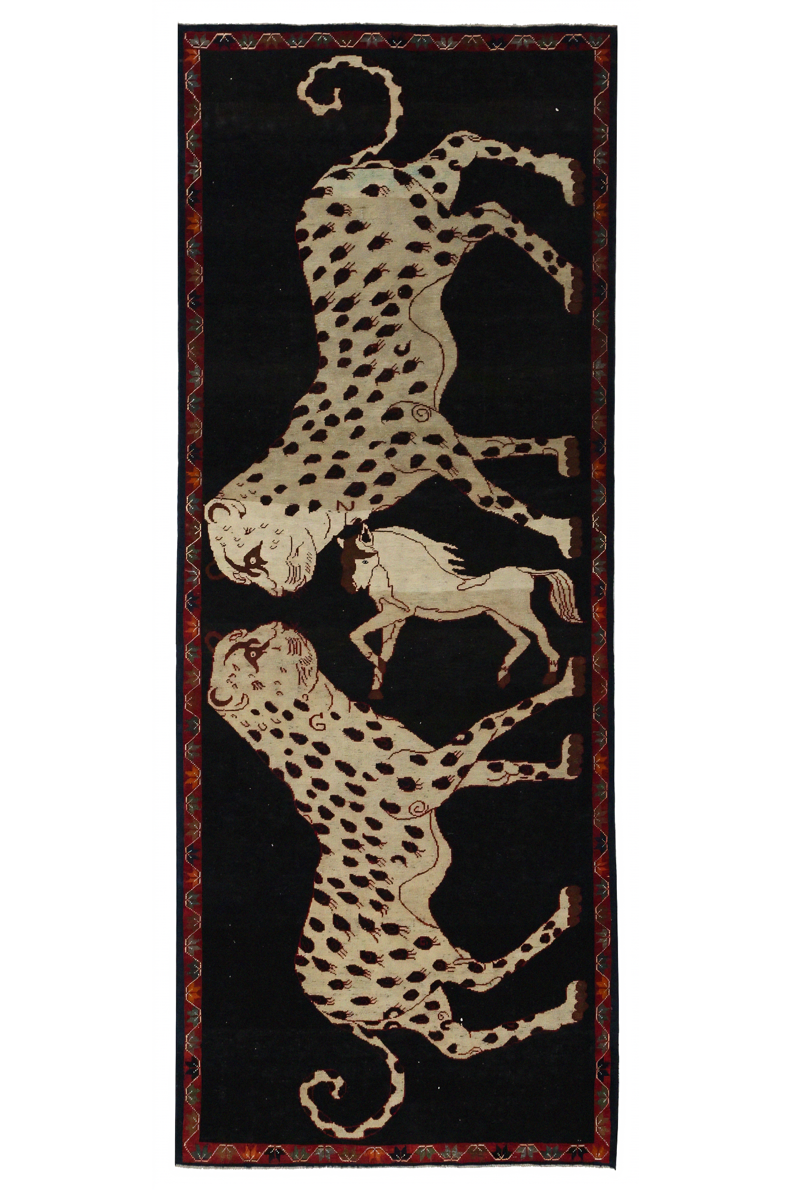 Antique Persian Gabbeh Traditional Rug 96967