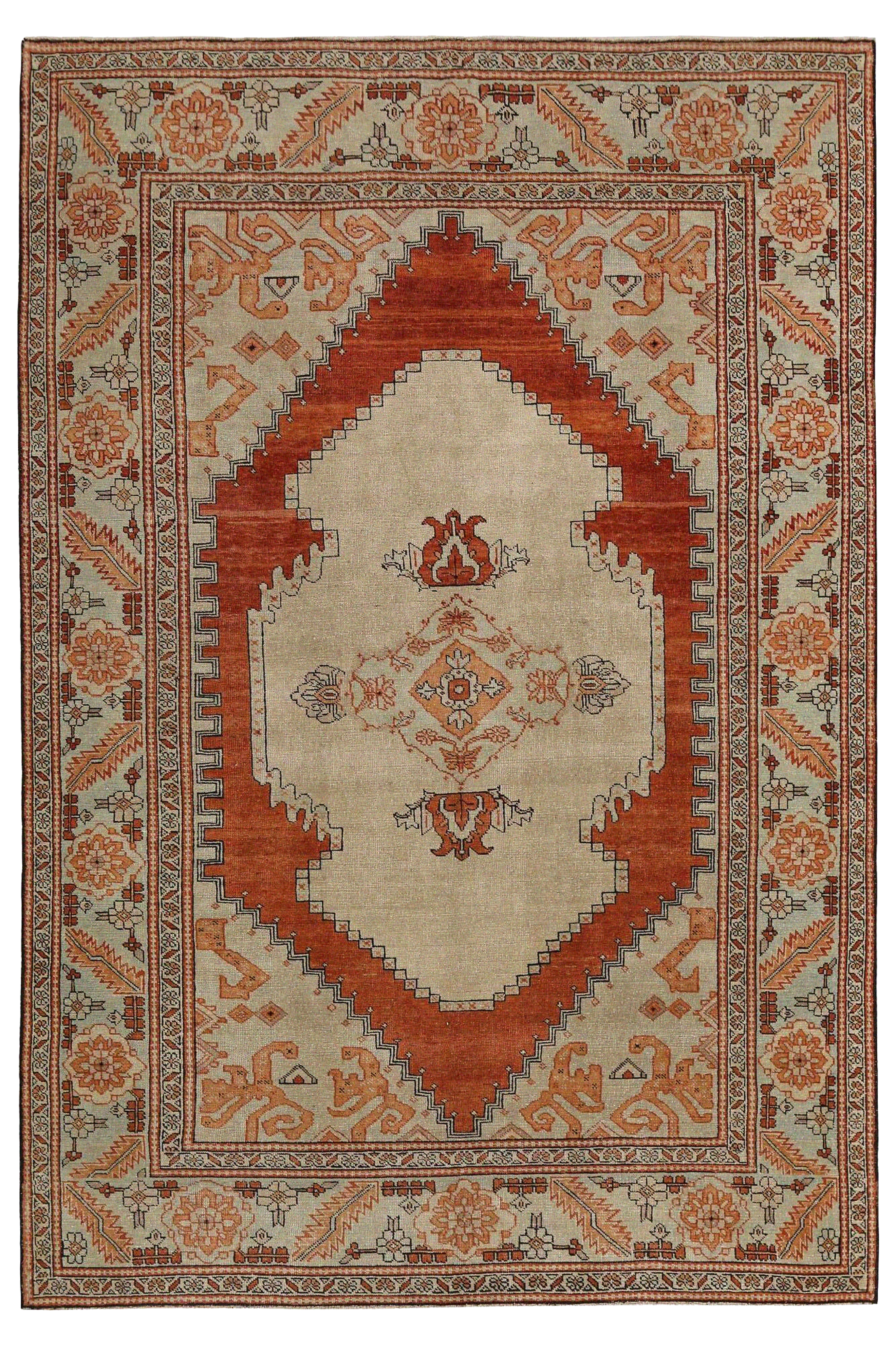 Antique Persian Heriz Traditional Rug 96969