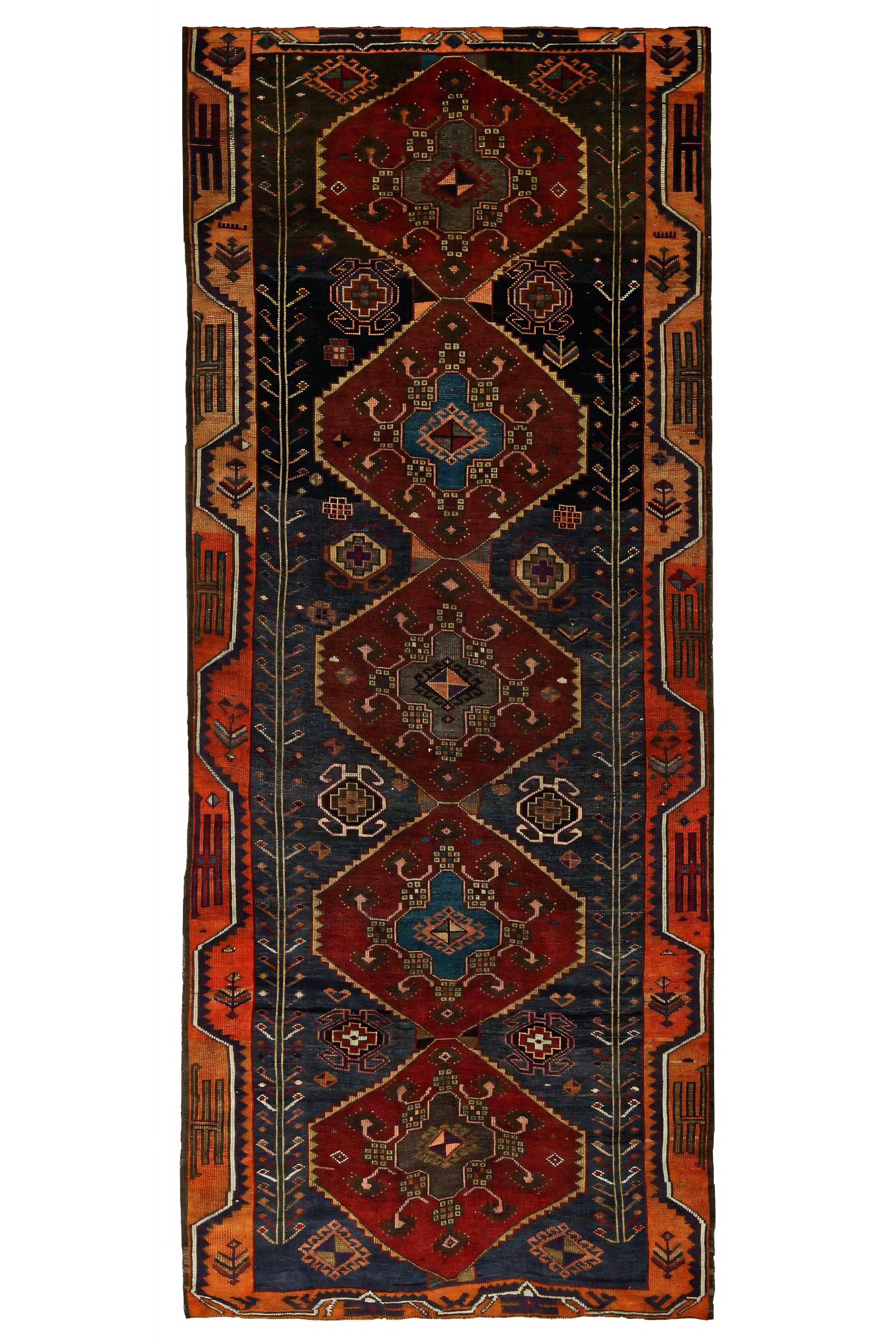 Antique Persian Azarbaijan Traditional Rug 96980
