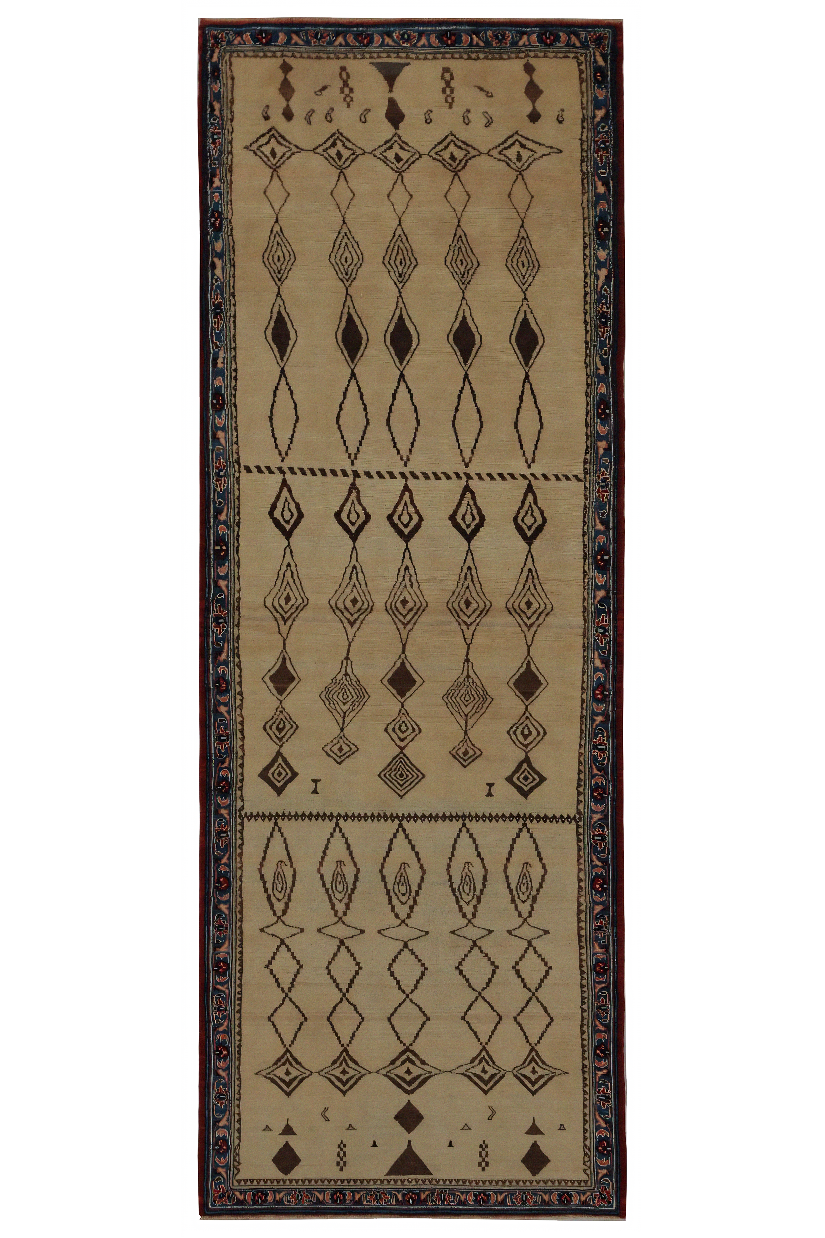 Antique Persian Isfahan Transitional Rug 96982