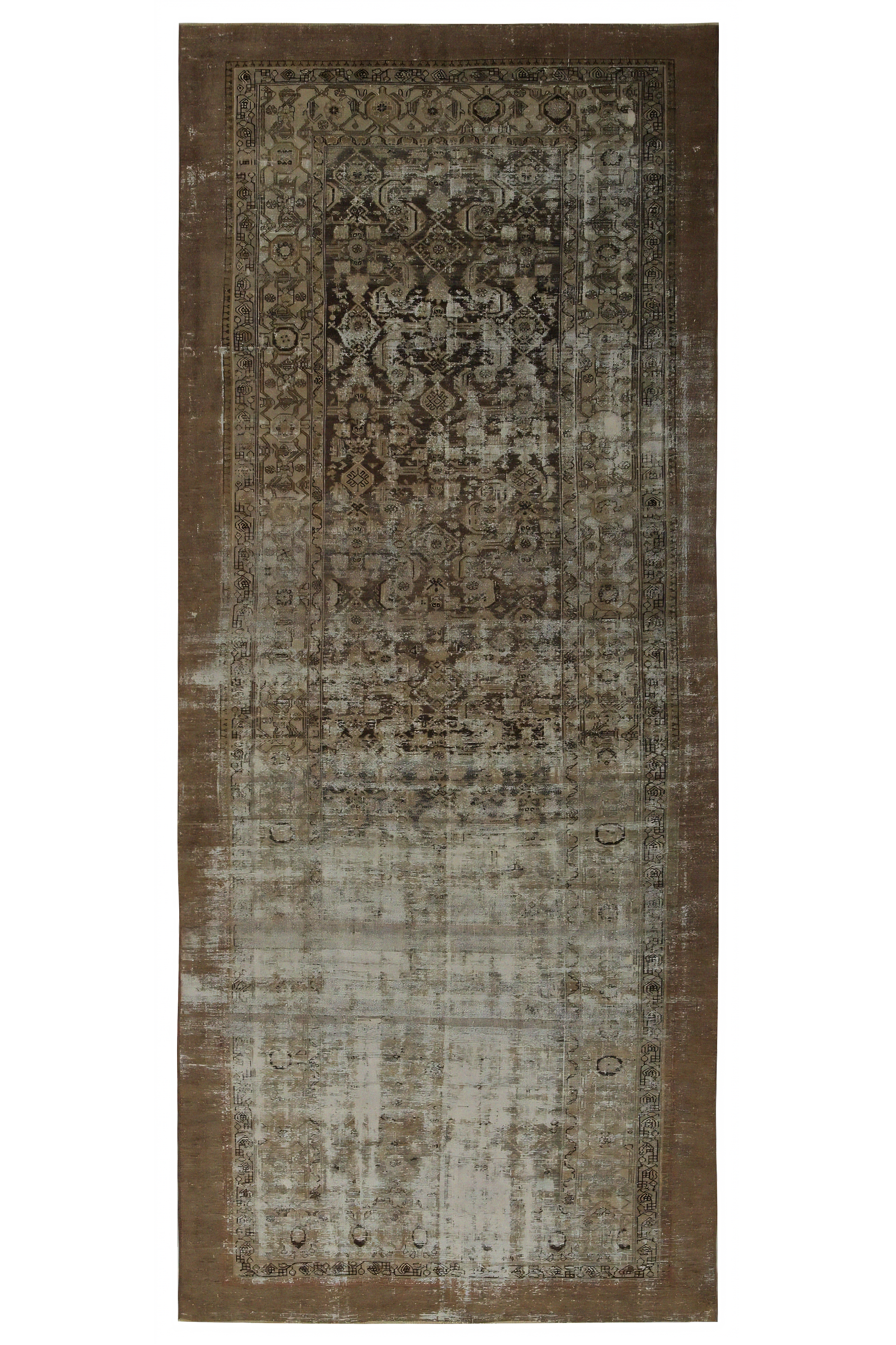 Antique Persian Malayer Traditional Rug 96984