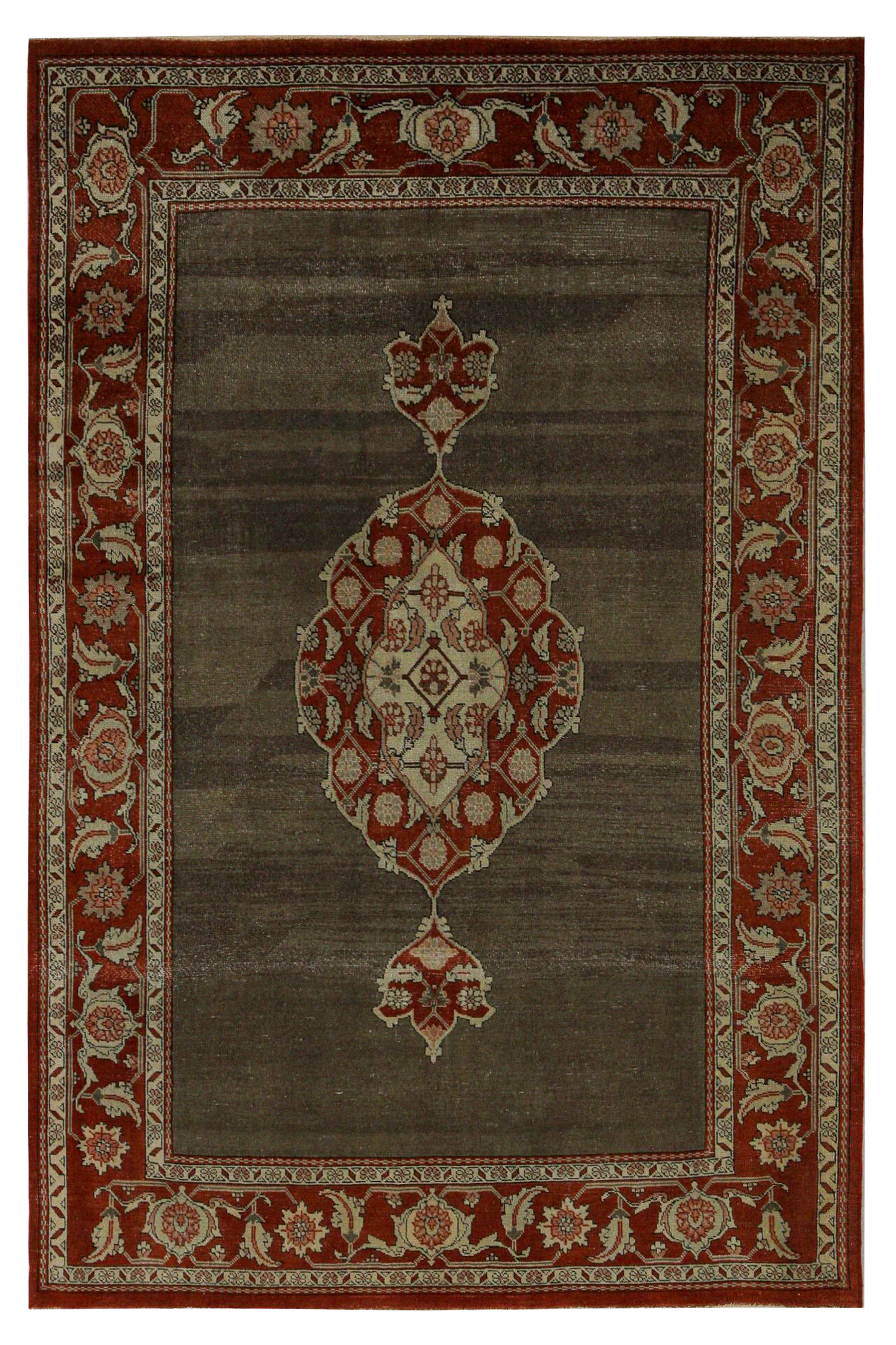 Antique Persian Heriz Traditional Rug 96987