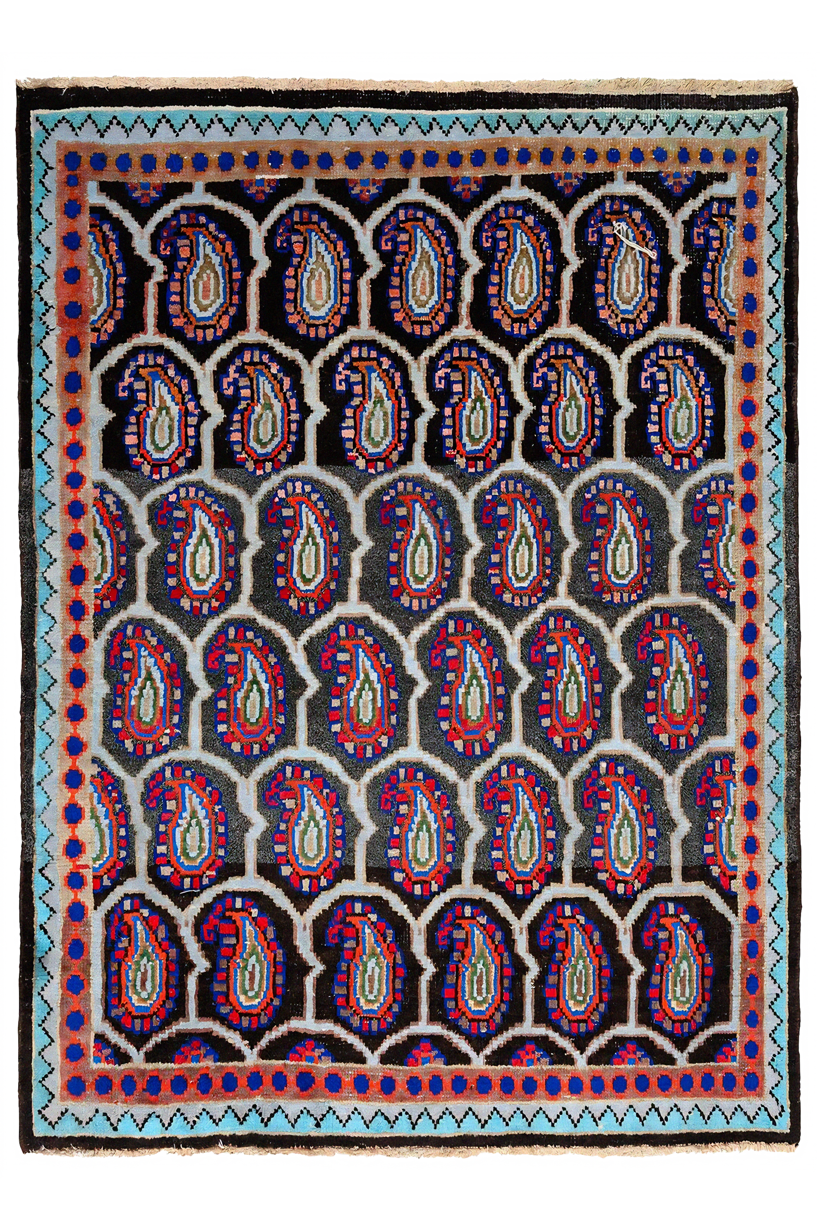 Antique Persian Semnan Traditional Rug 97049