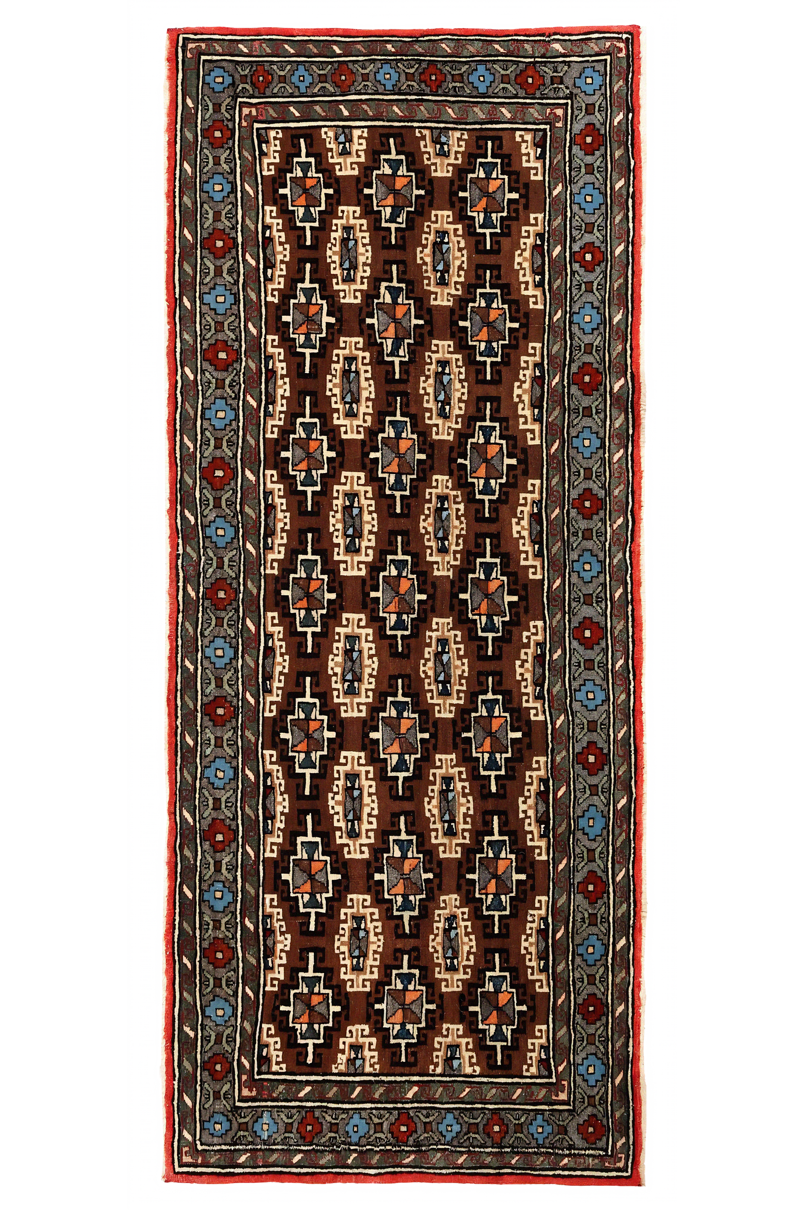 Antique Persian Semnan Traditional Rug 97060