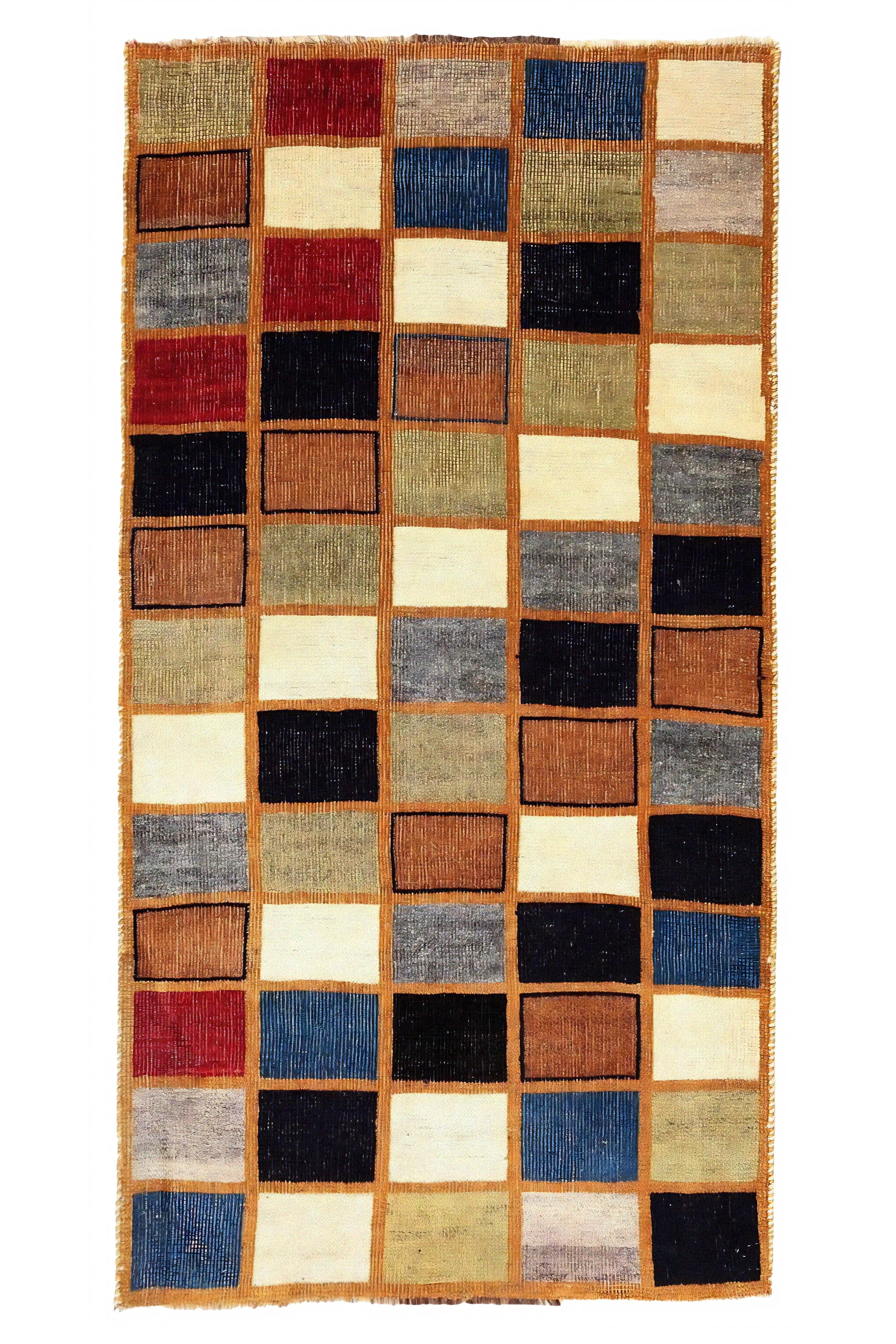 Antique Persian Gabbeh Transitional Rug 97064