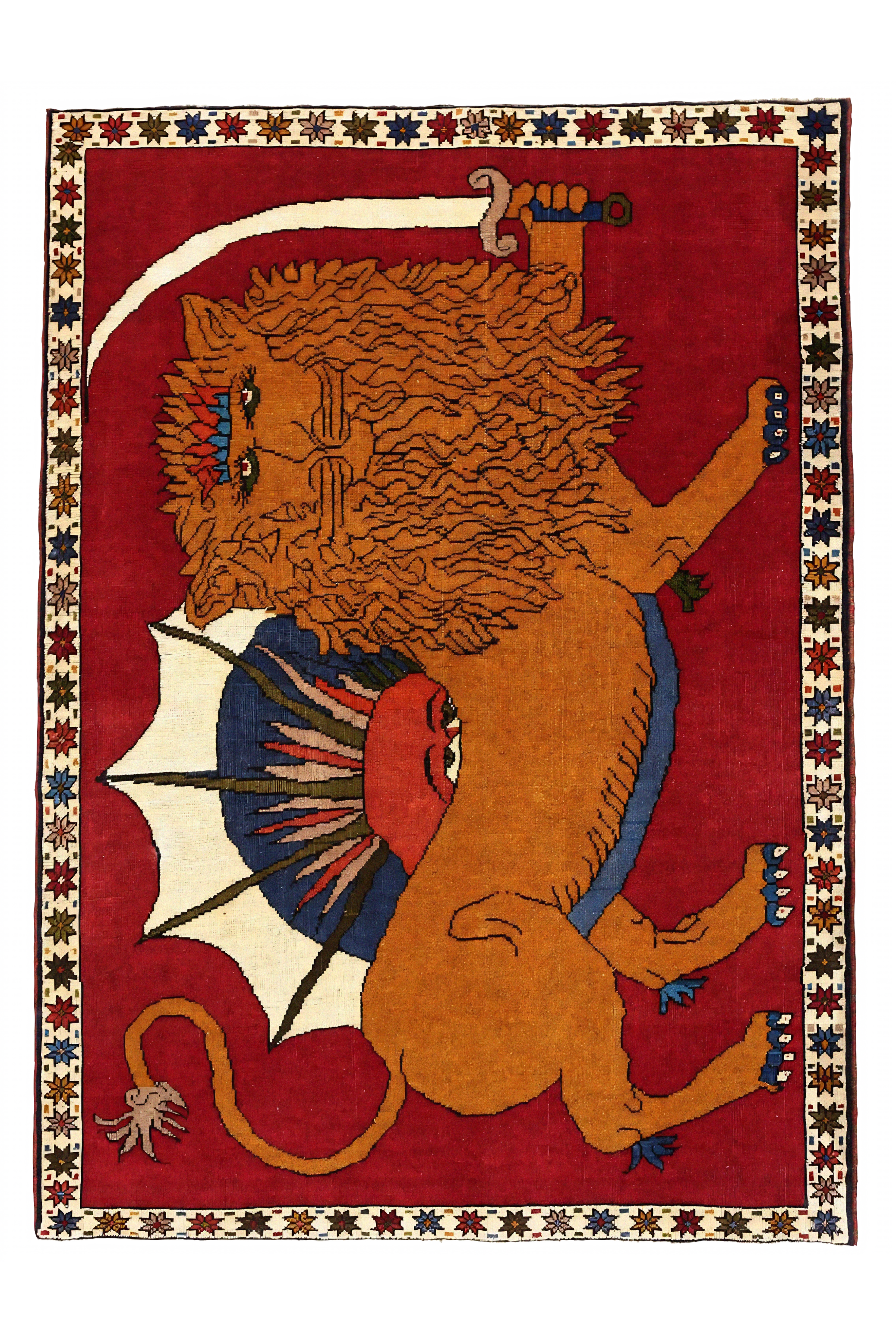 Antique Persian Gabbeh Tribal Rug 97070