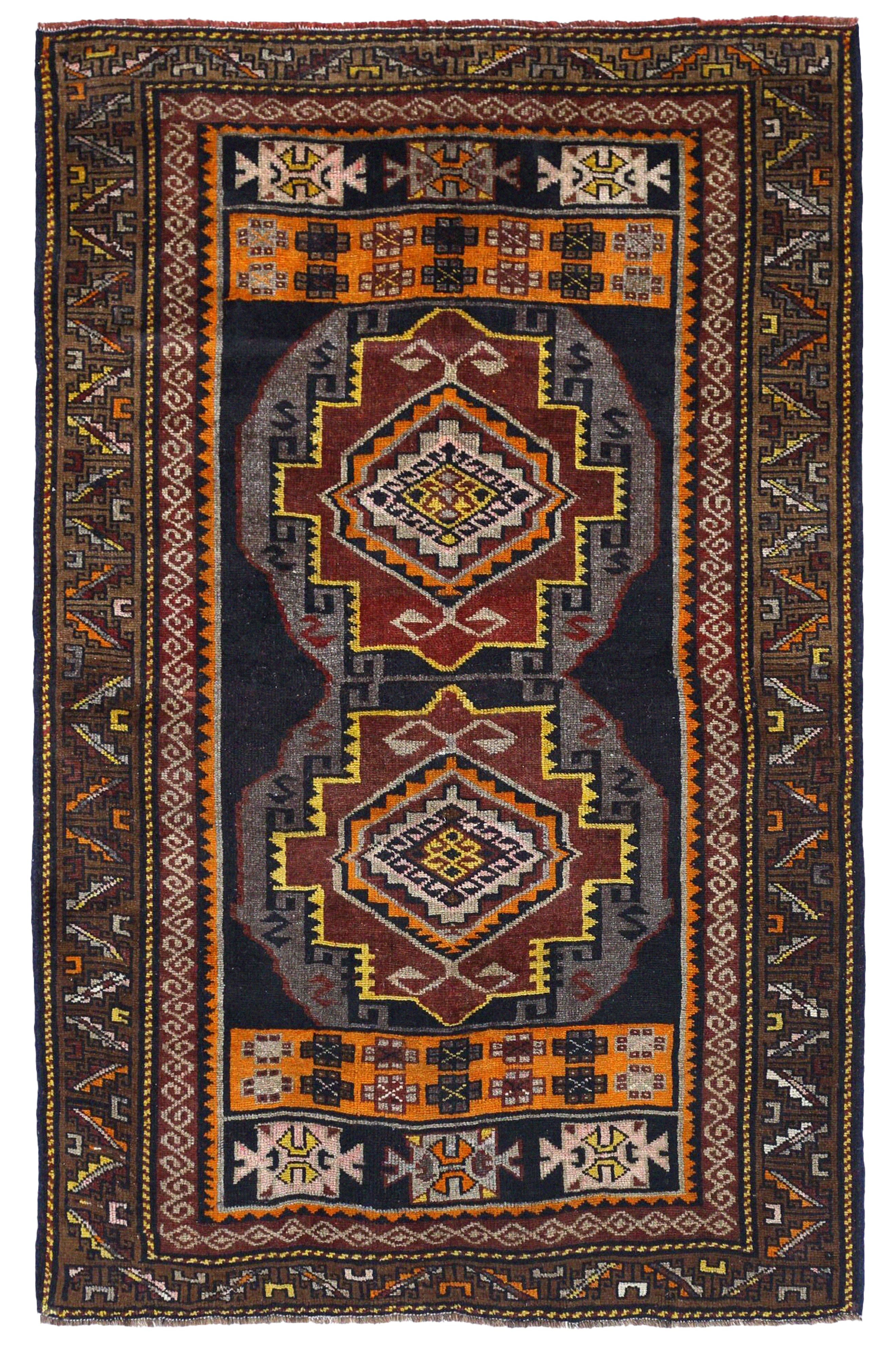 Antique Persian Azarbaijan Traditional Rug 97078