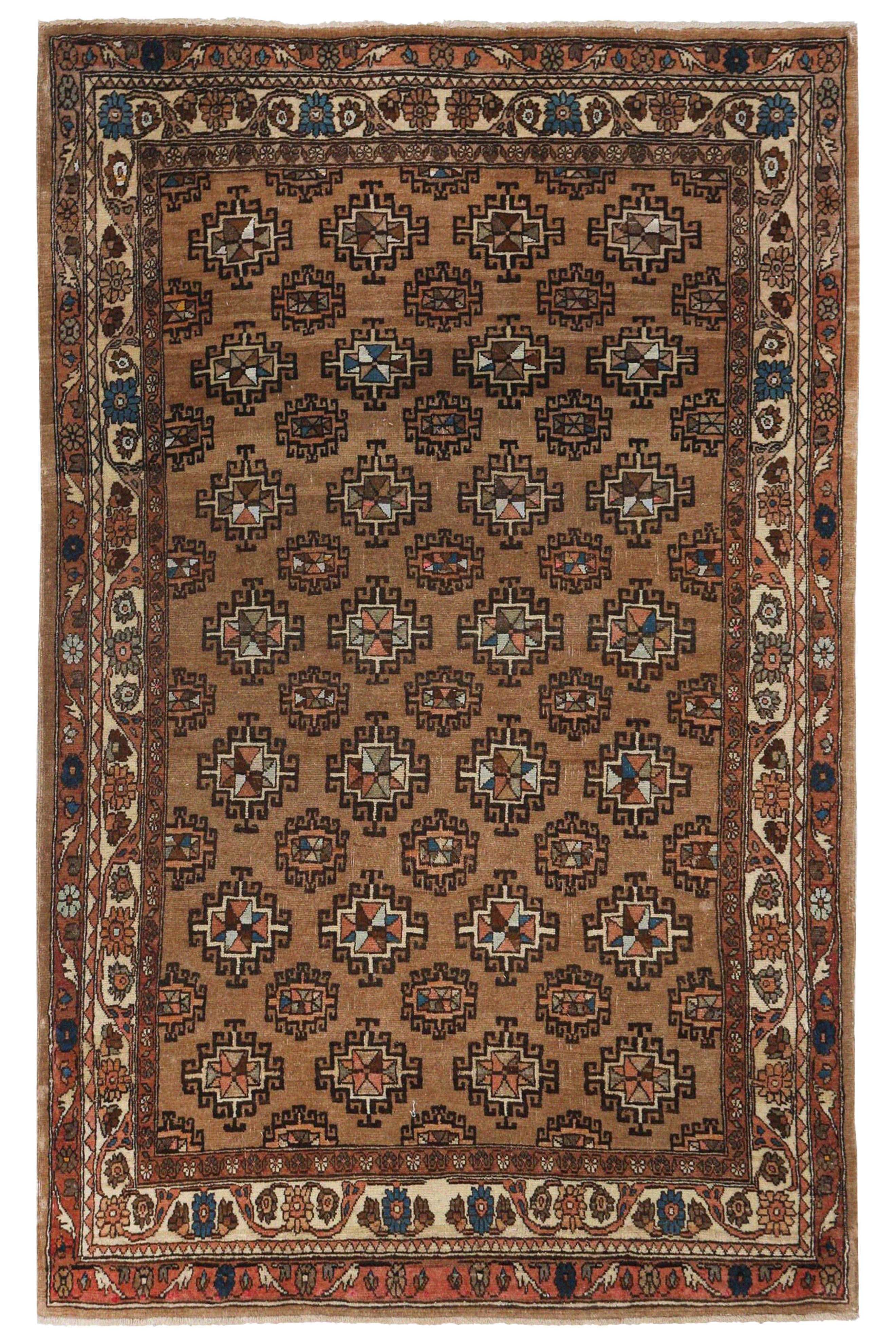 Antique Persian Semnan Traditional Rug 97083