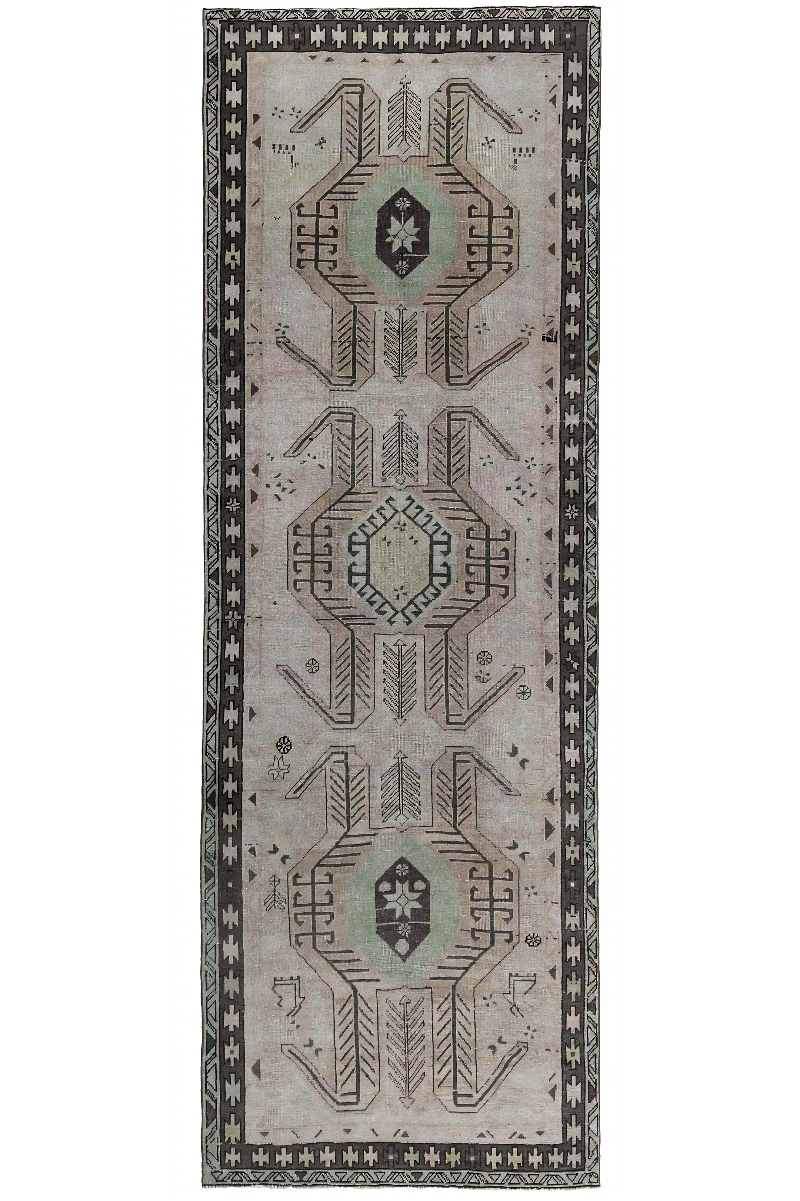 Antique Persian Azarbaijan Traditional Rug 97092