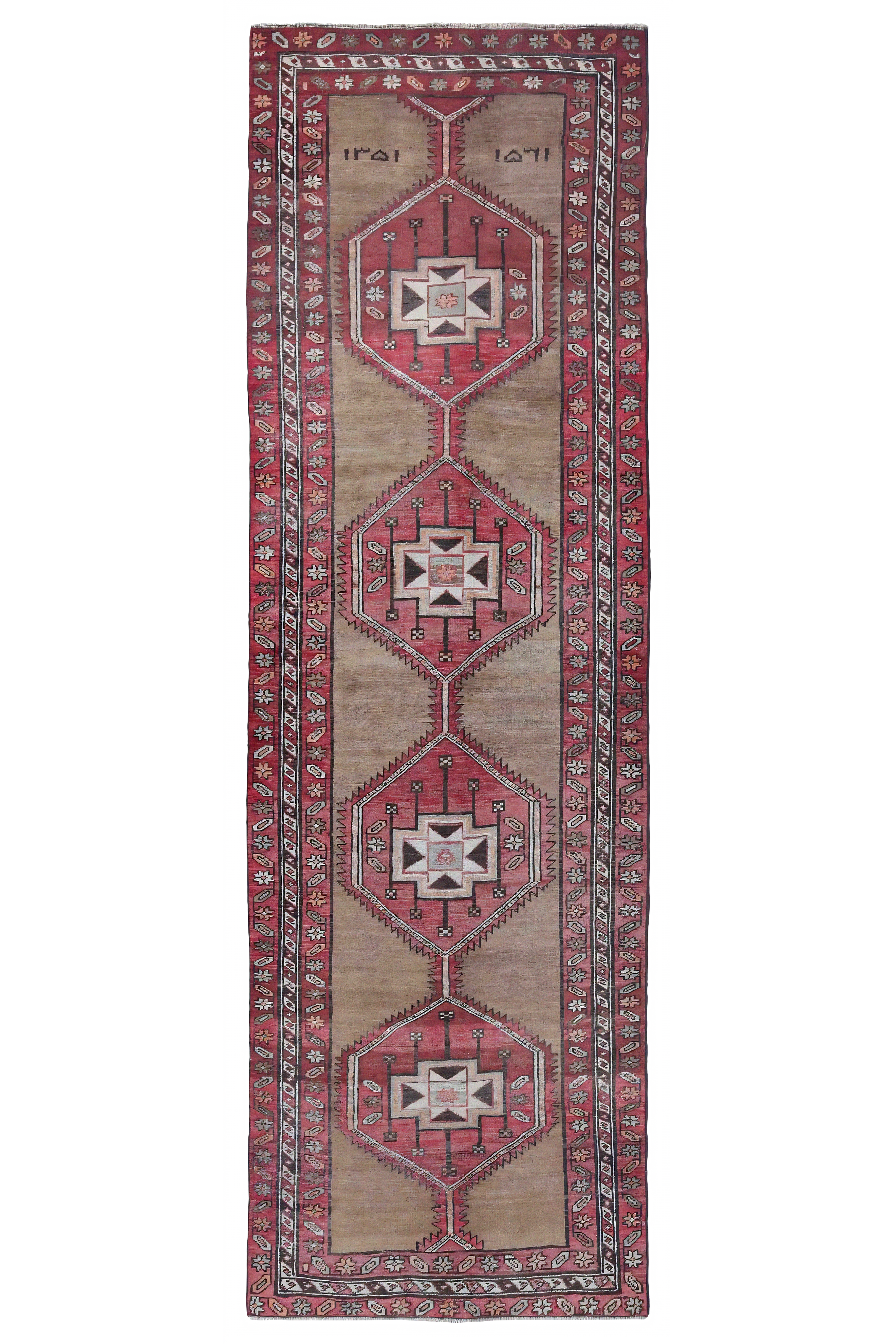 Antique Persian Azarbaijan Traditional Rug 97101