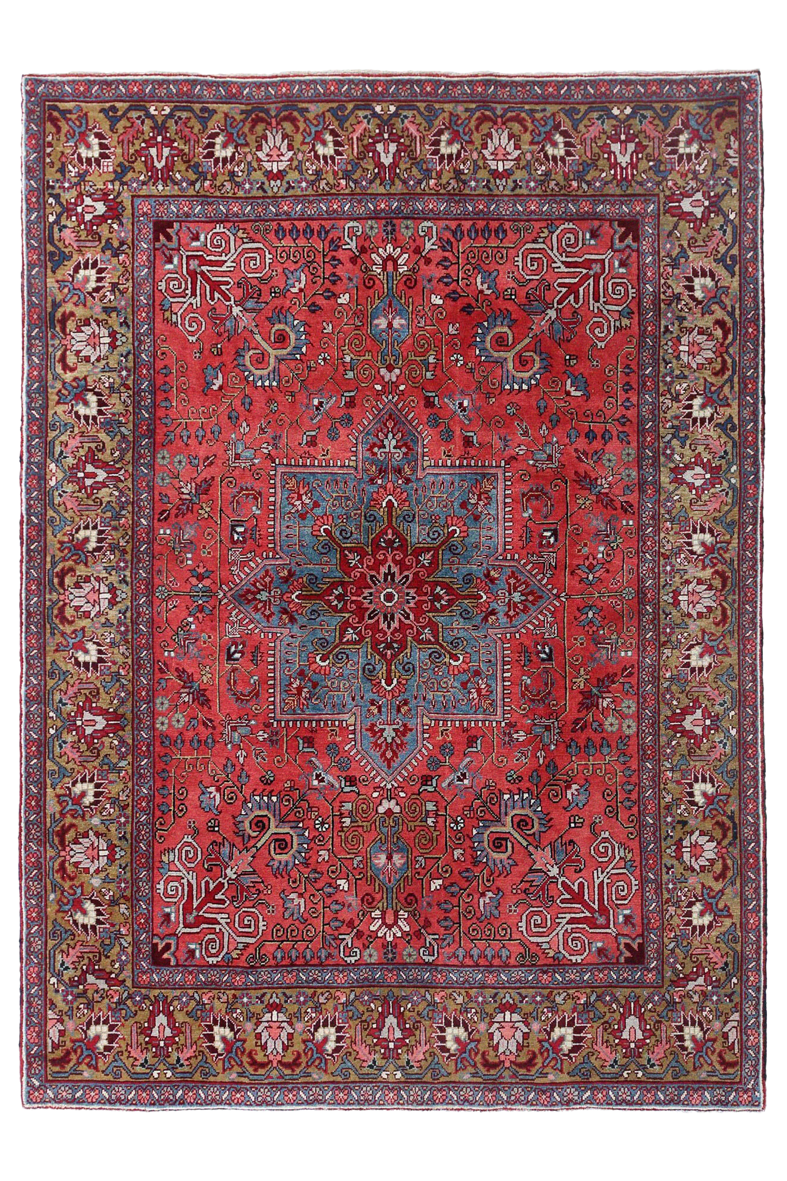 Persian Heriz Traditional Rug 97147