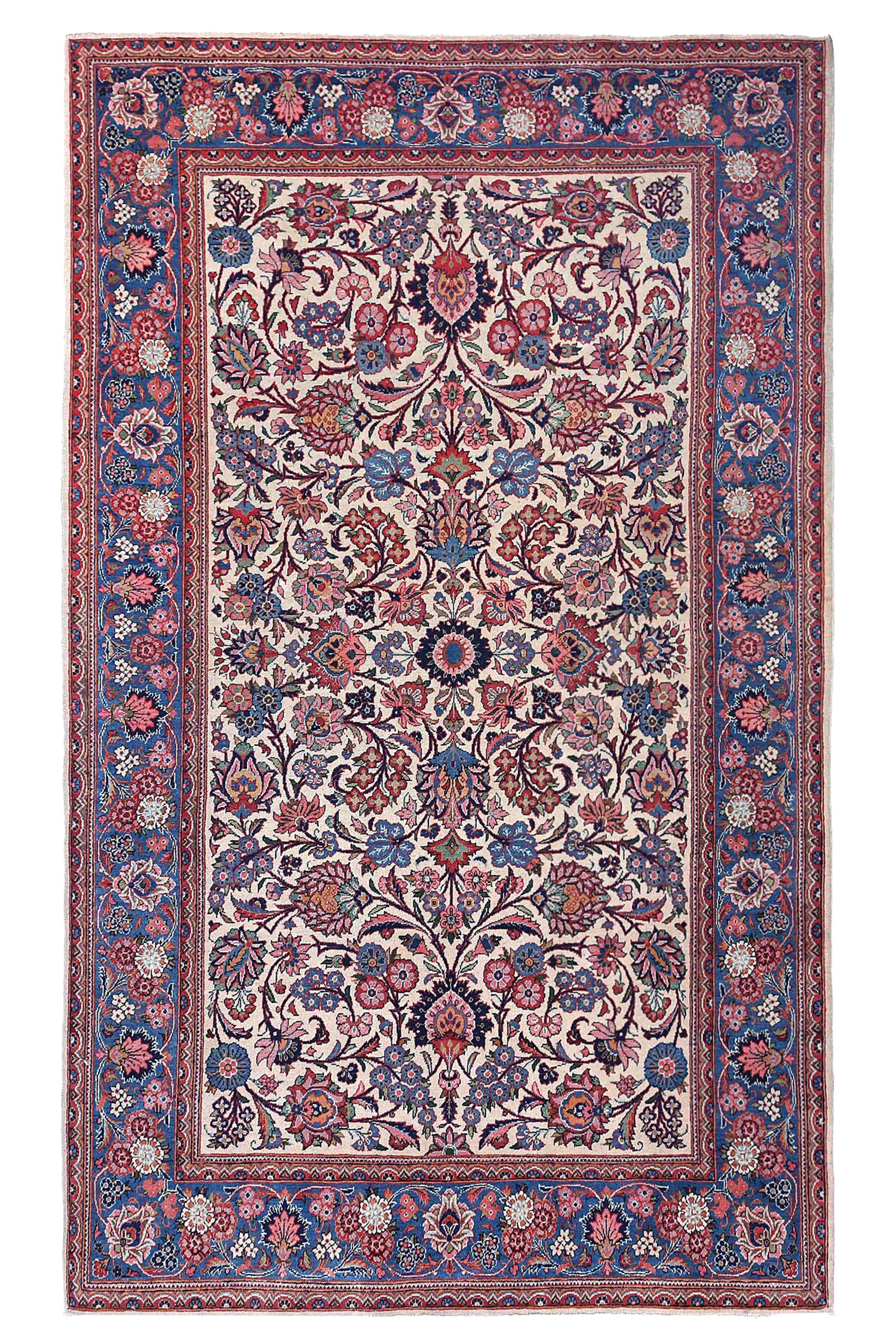 Vintage Persian Kashan Traditional Rug 97148