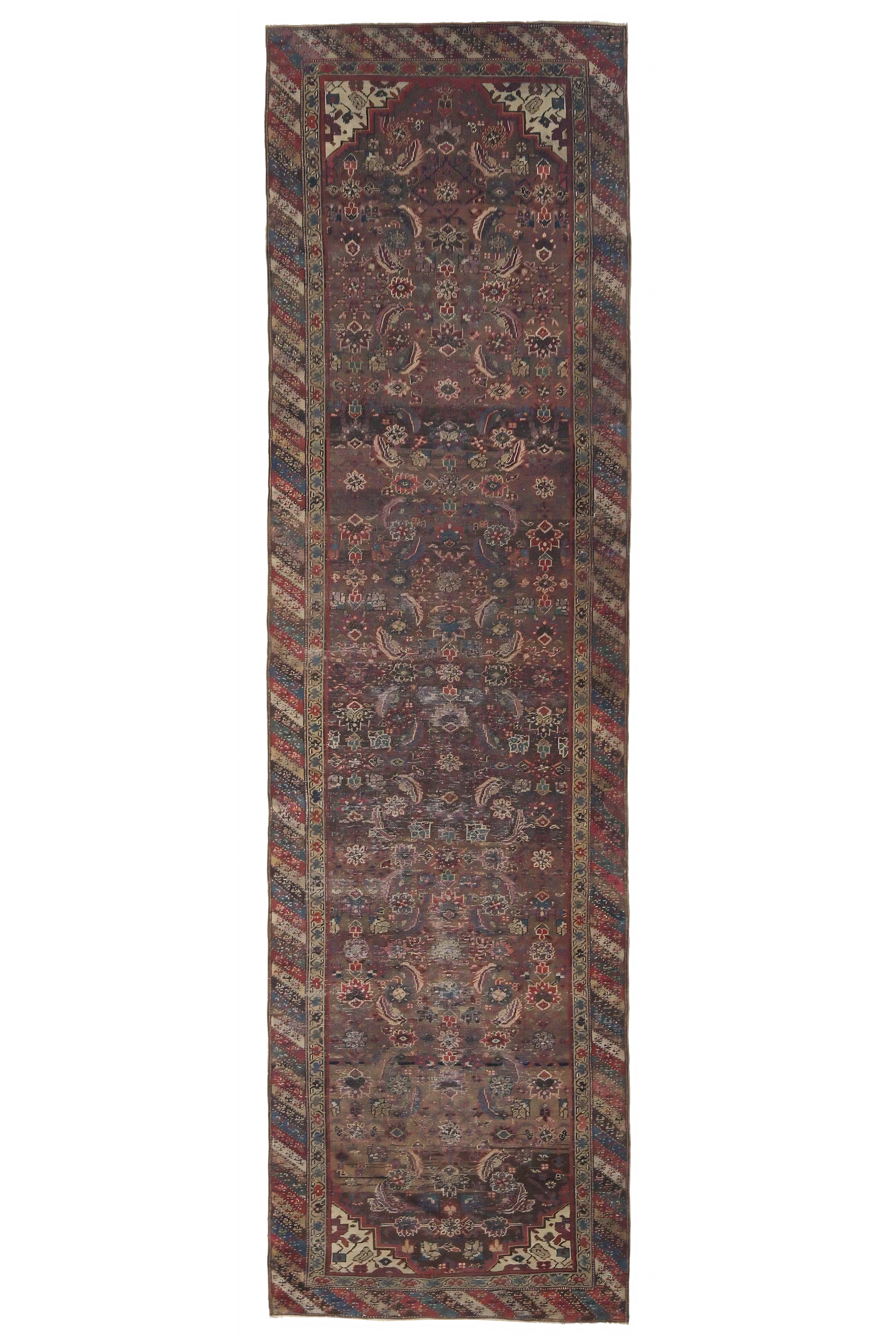 Antique Persian Azarbaijan Traditional Rug 97155