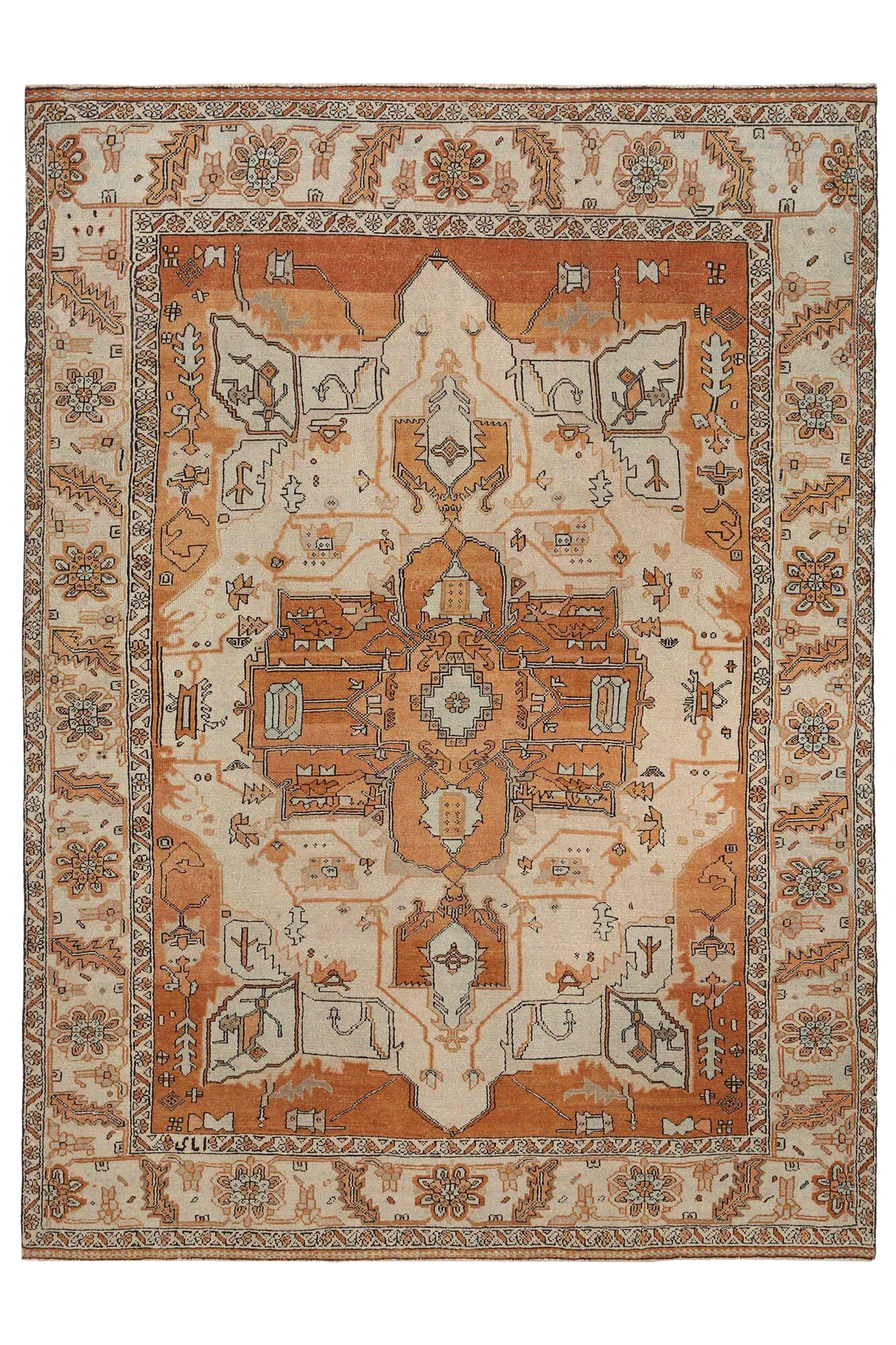 Persian Heriz Traditional Rug 97167