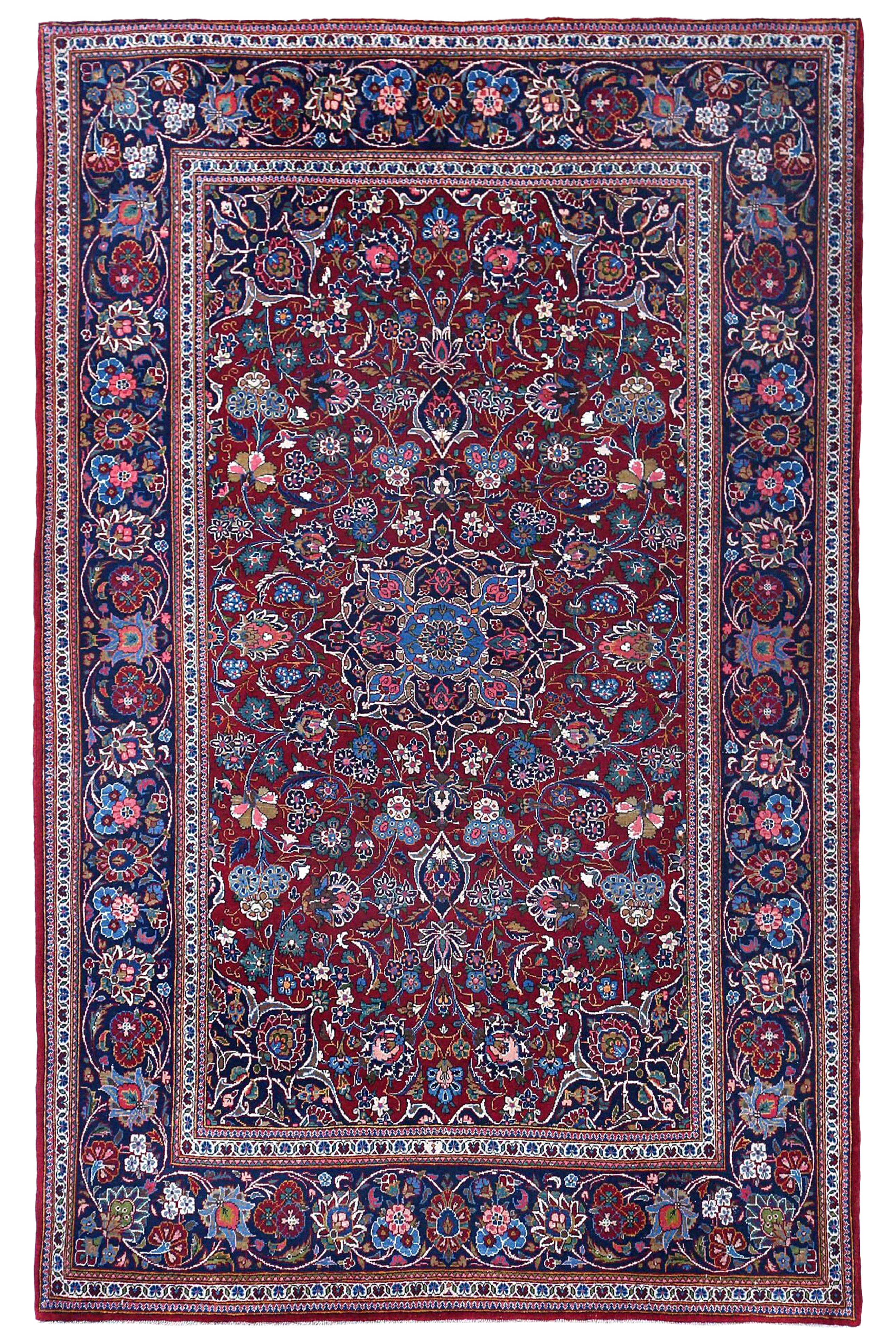 Persian Kashan Traditional Rug 97178