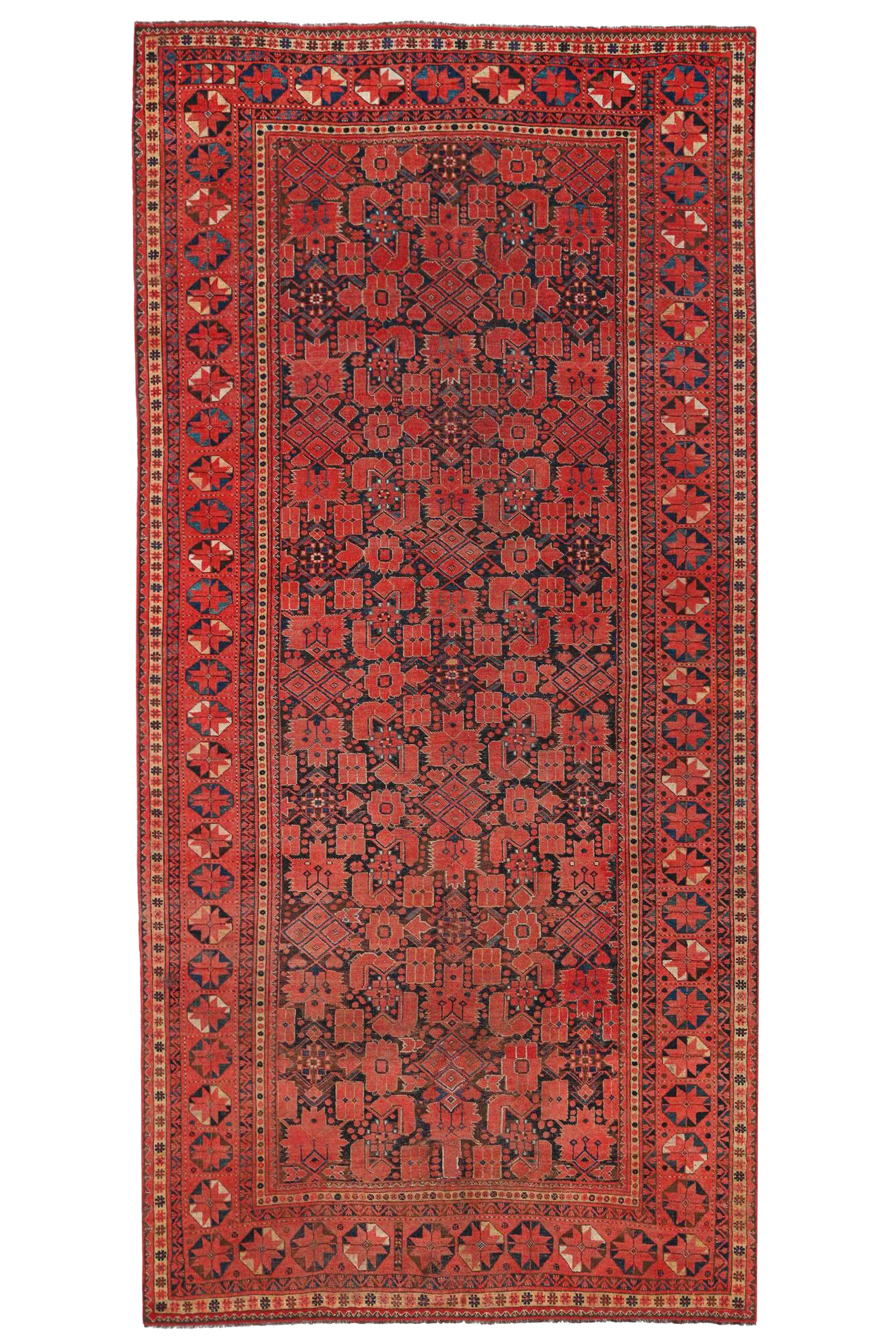 Antique Persian Traditional Rug 97186