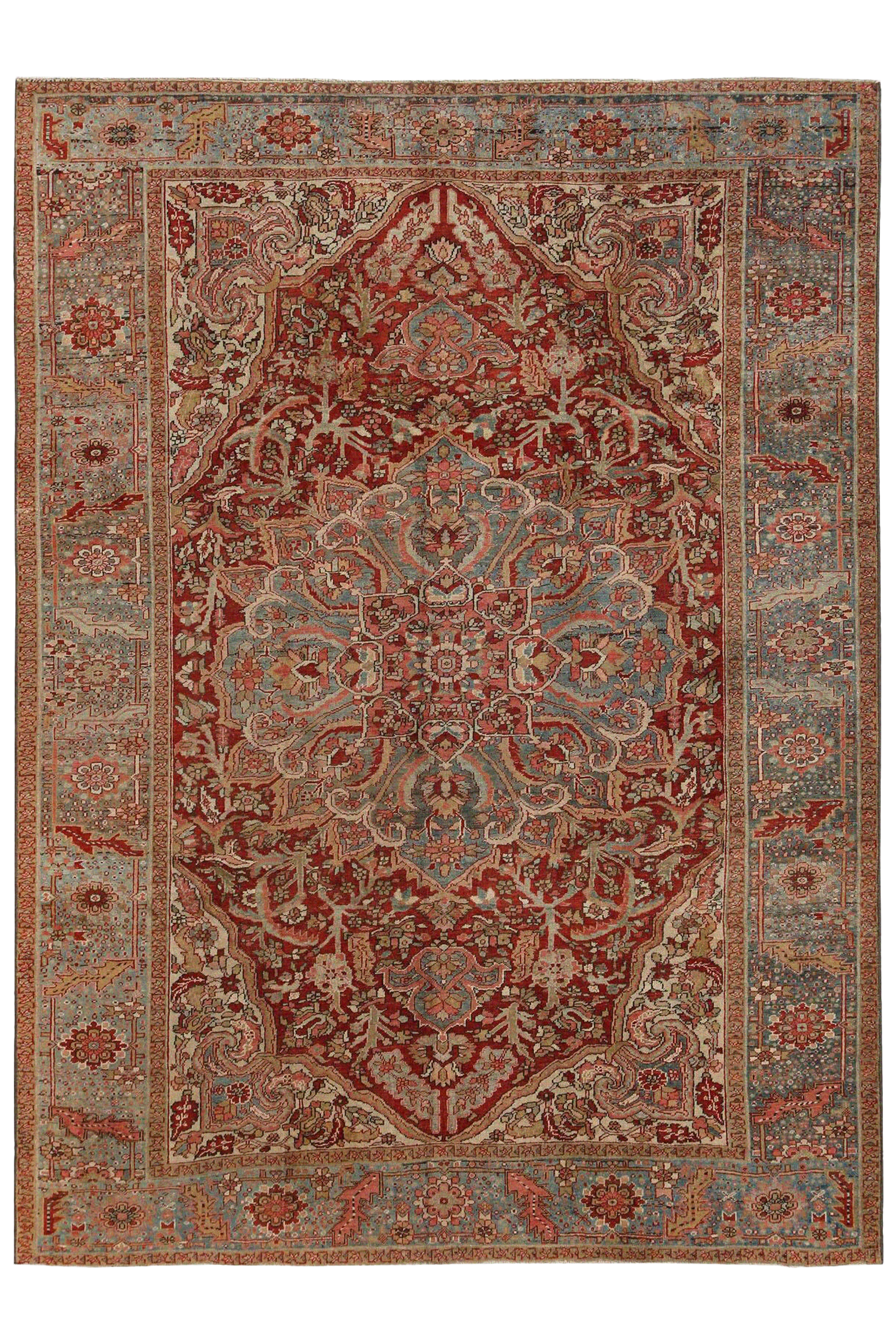 Persian Heriz Traditional Rug 97195