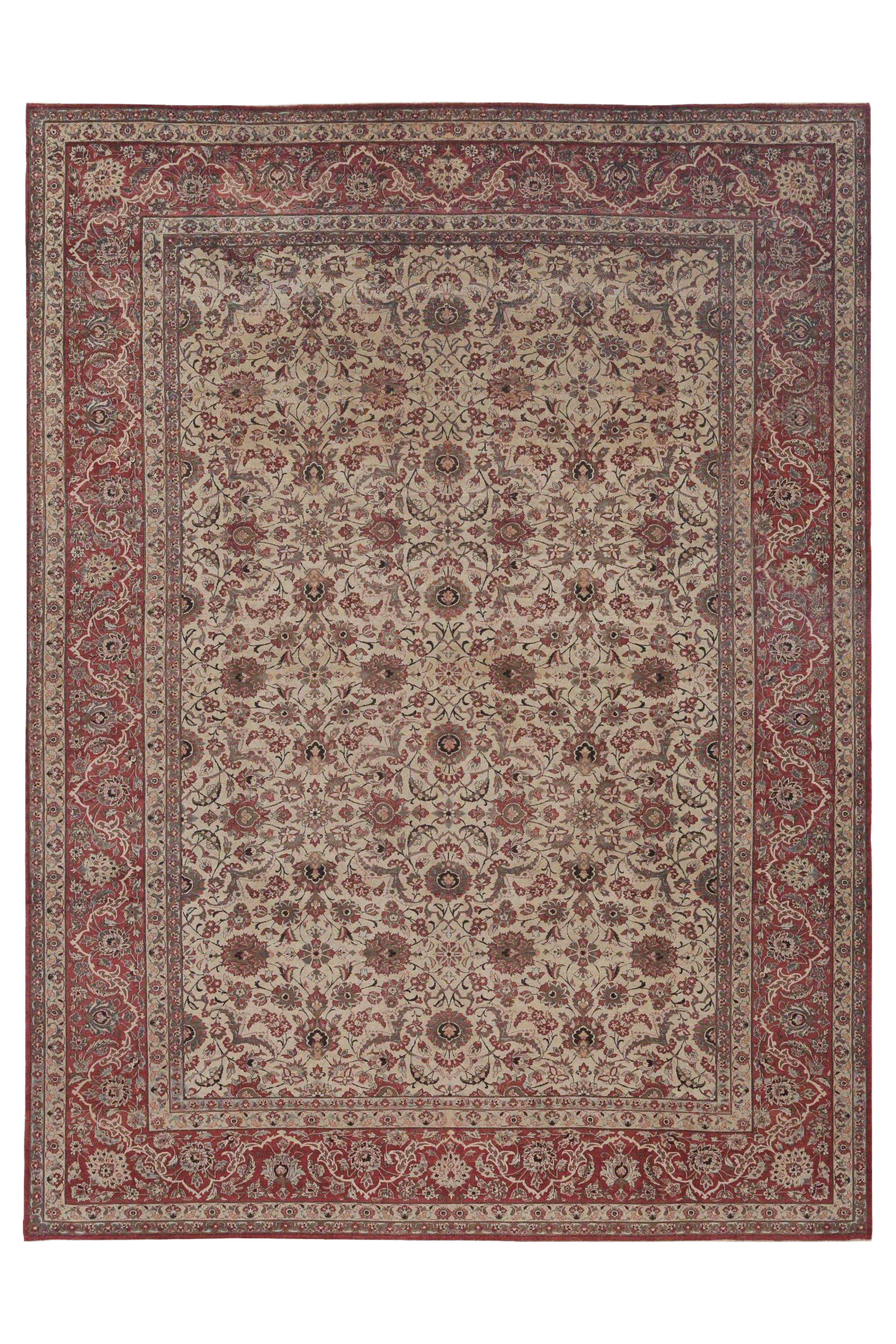Persian Isfahan Traditional Rug 97216