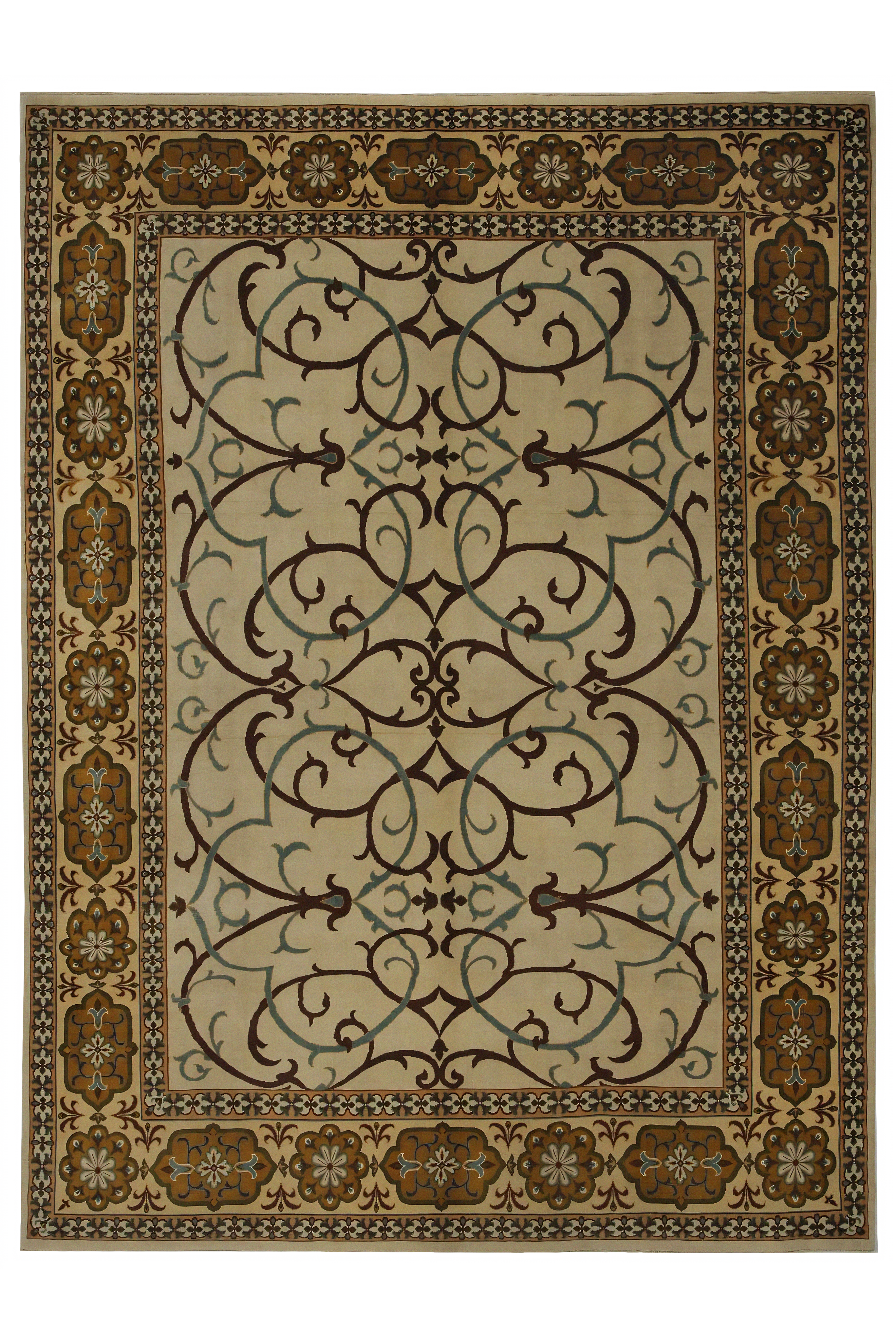 Antique Persian Tabriz Transitional Rug 97217