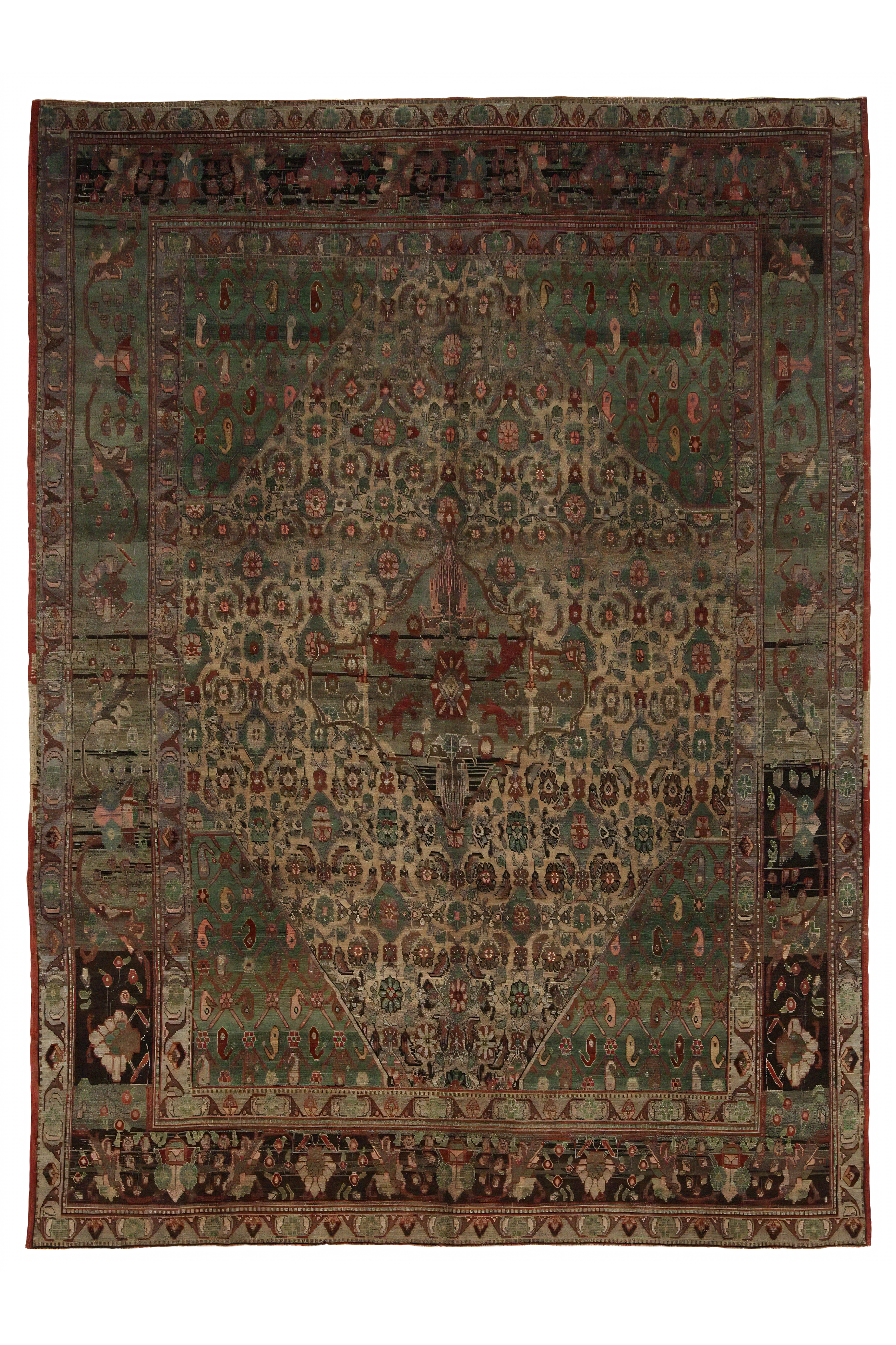 Persian Heriz Traditional Rug 97228