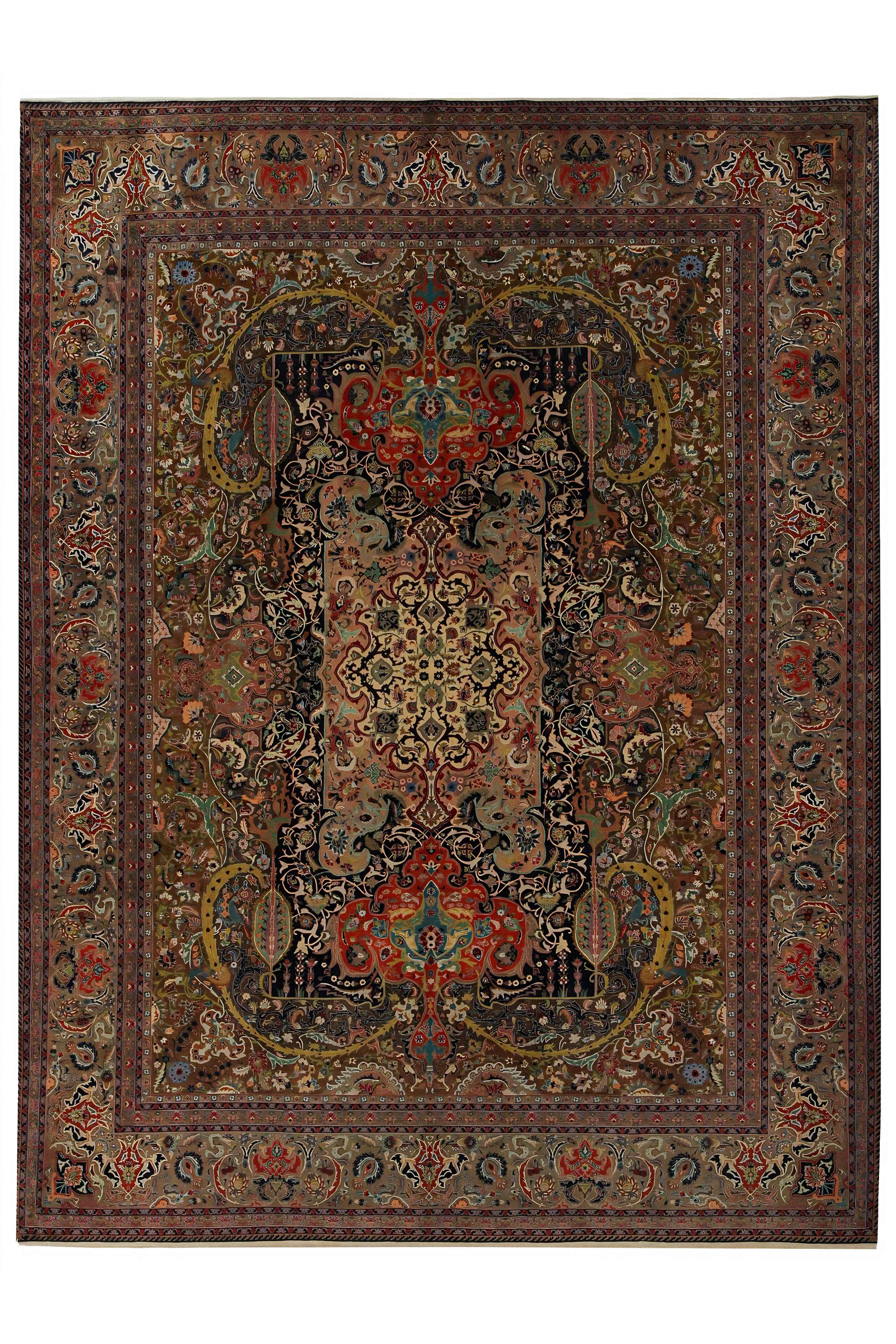 Persian Tabriz Traditional Rug 97237