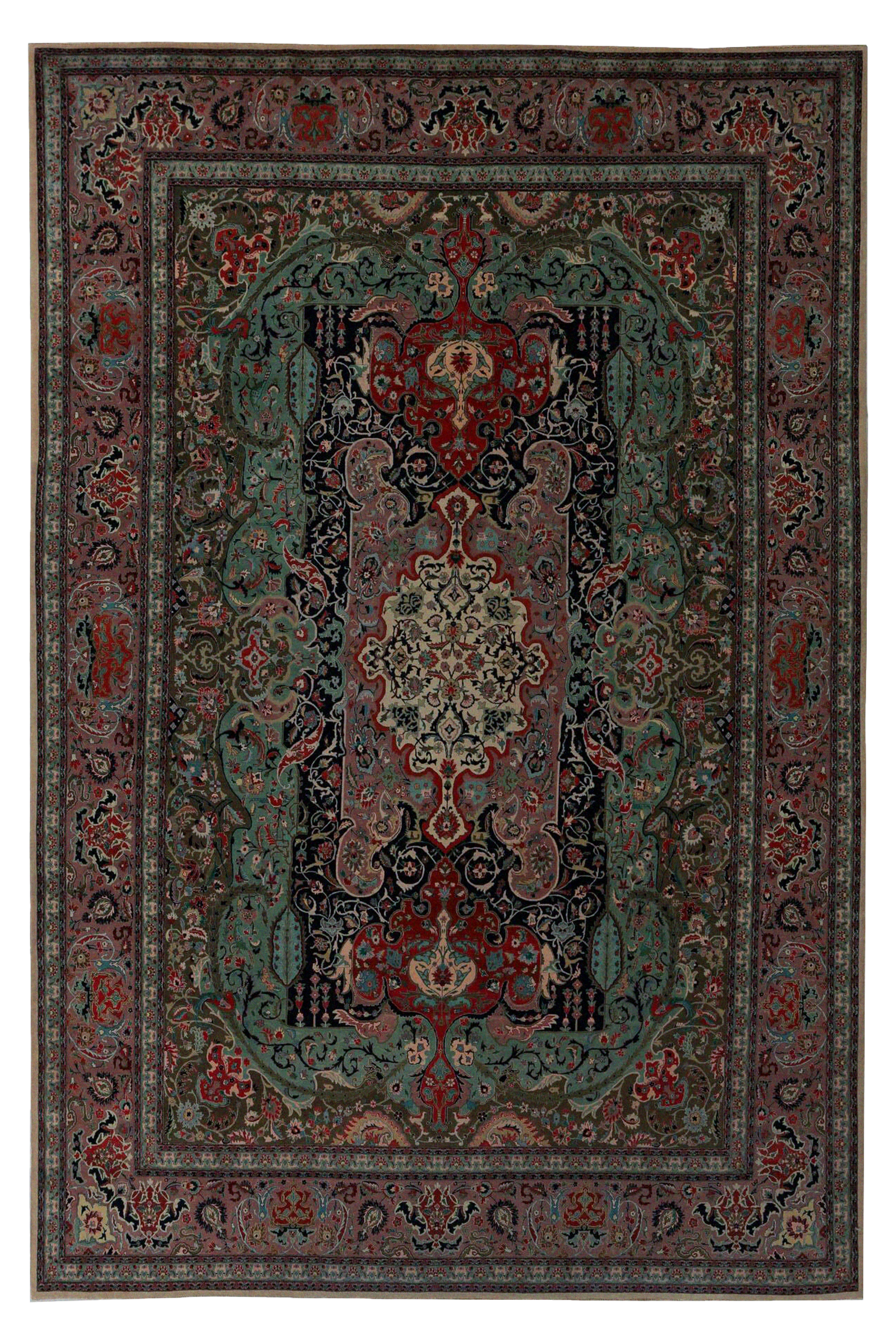 Persian Tabriz Traditional Rug 97238