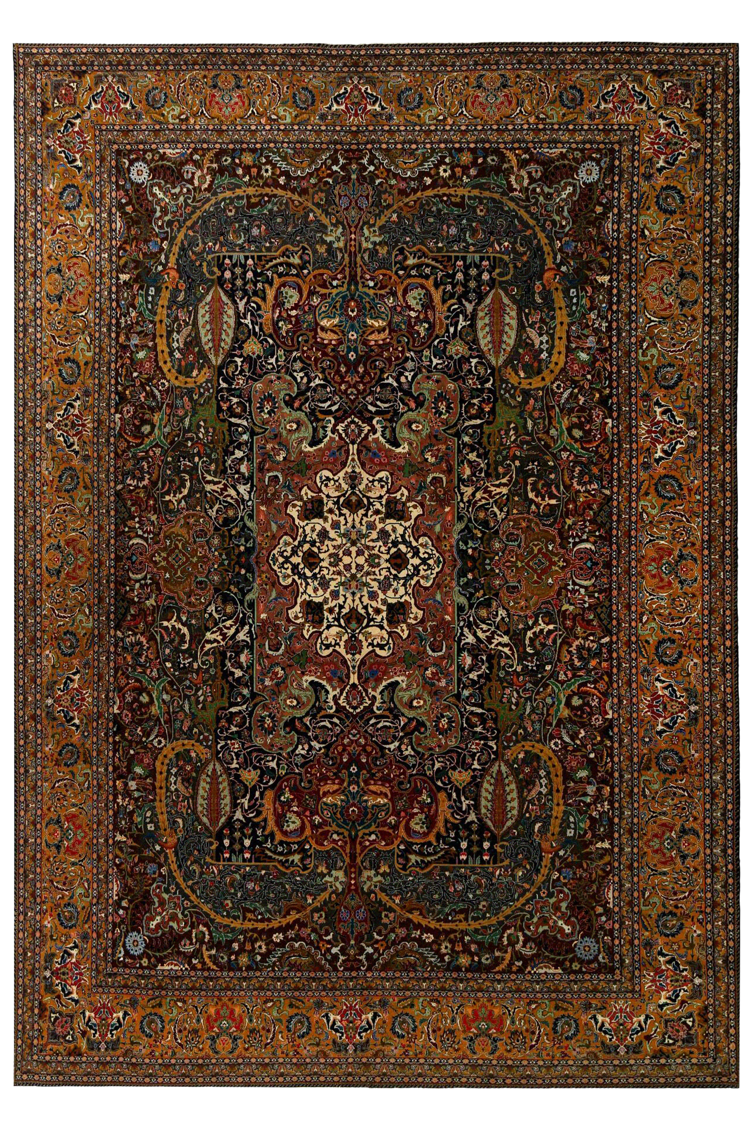 Persian Tabriz Traditional Rug 97243