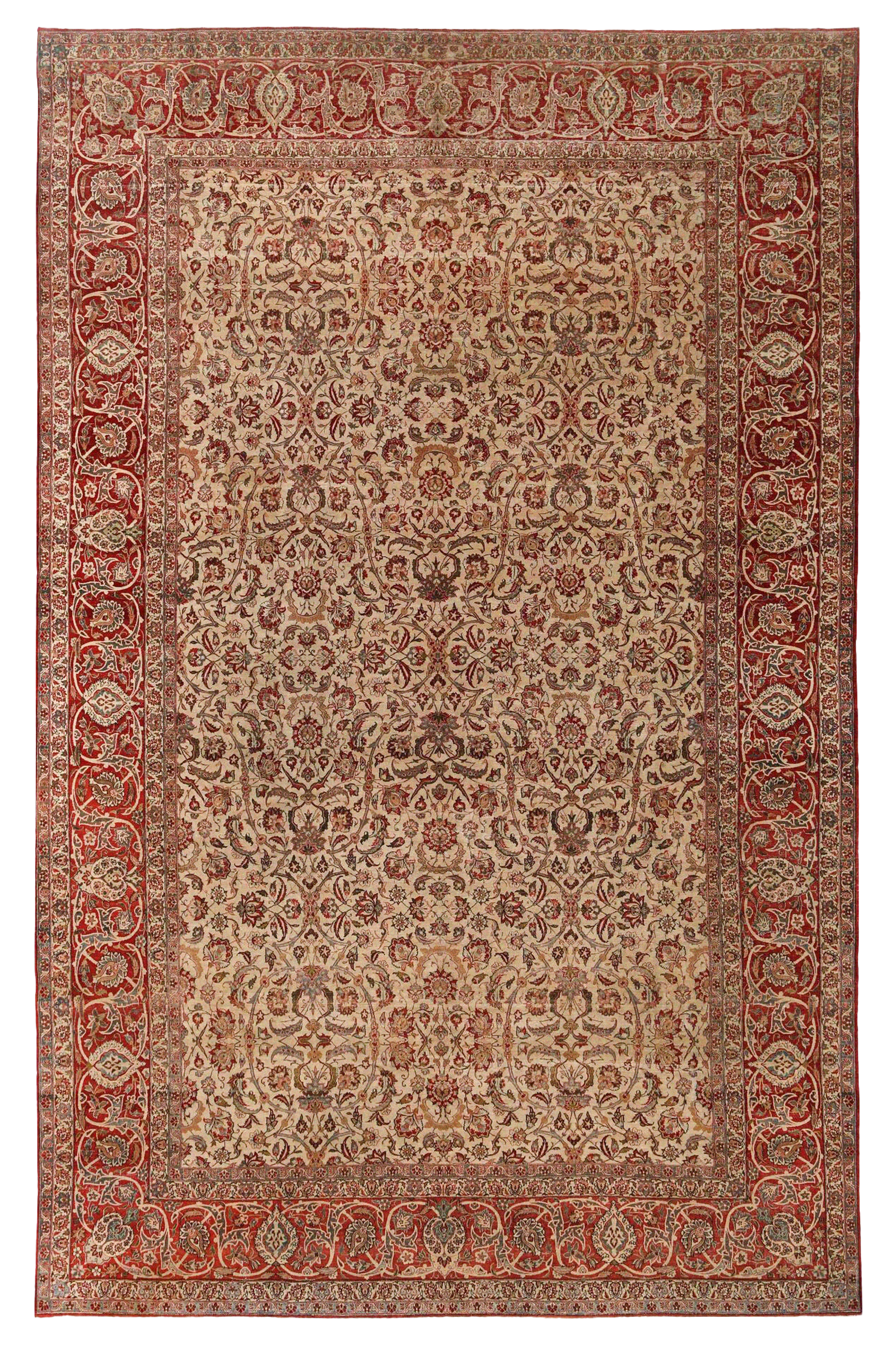 Persian Isfahan Traditional Rug 97245
