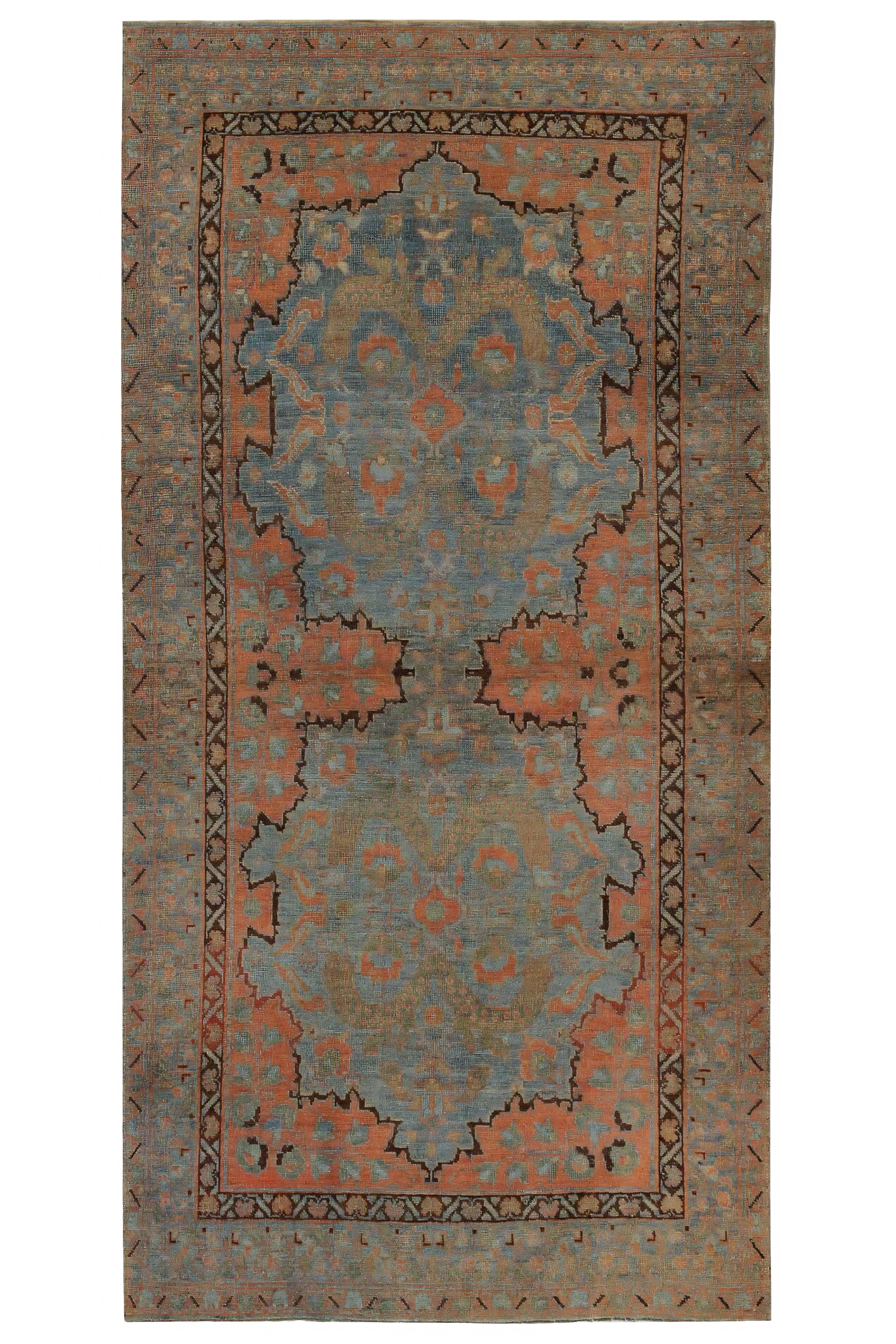 Antique Persian Bakhtiar Traditional Rug 97313